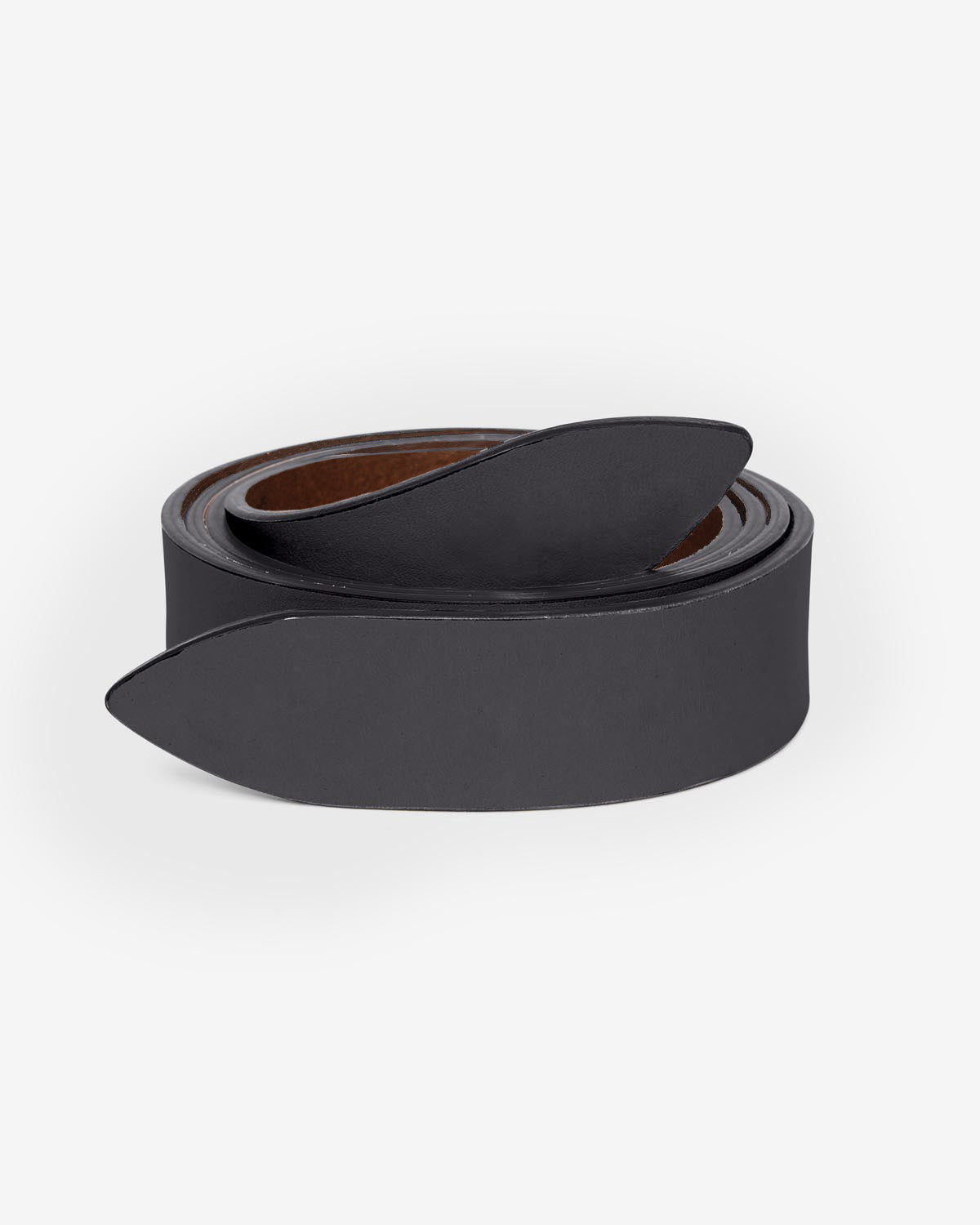 Ceinture Lecce en cuir — Noir et naturel, vue 1 ; référence CE011CFAA1B47ABKNL