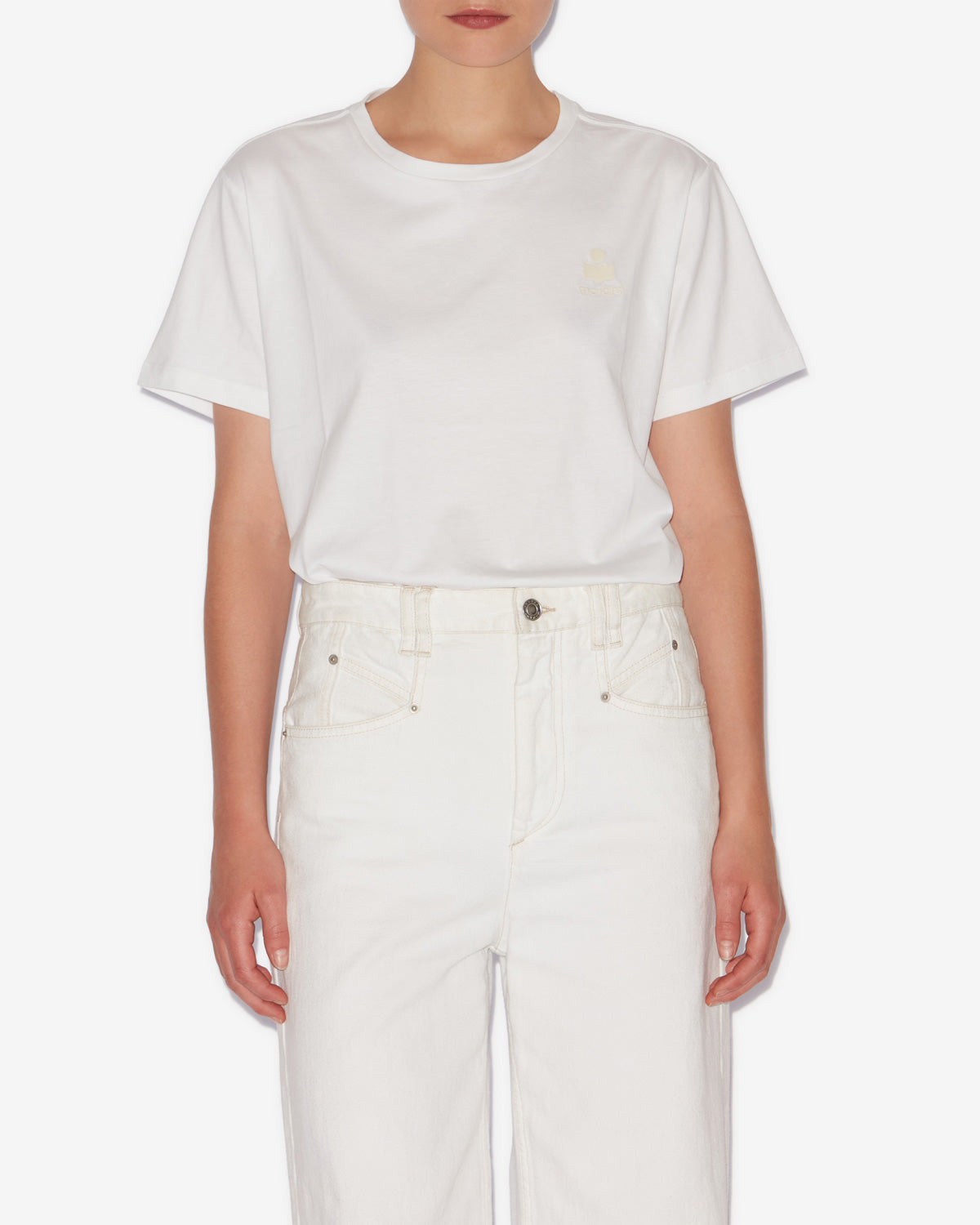 T-shirt Aby — Blanc, vue 1 ; référence TS0070FAA1N98E20WH