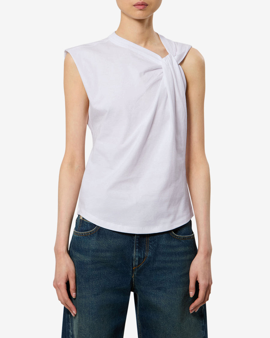 T-shirt Nayda — Blanc, vue 1 ; référence TS0175FAA1N41I20WH