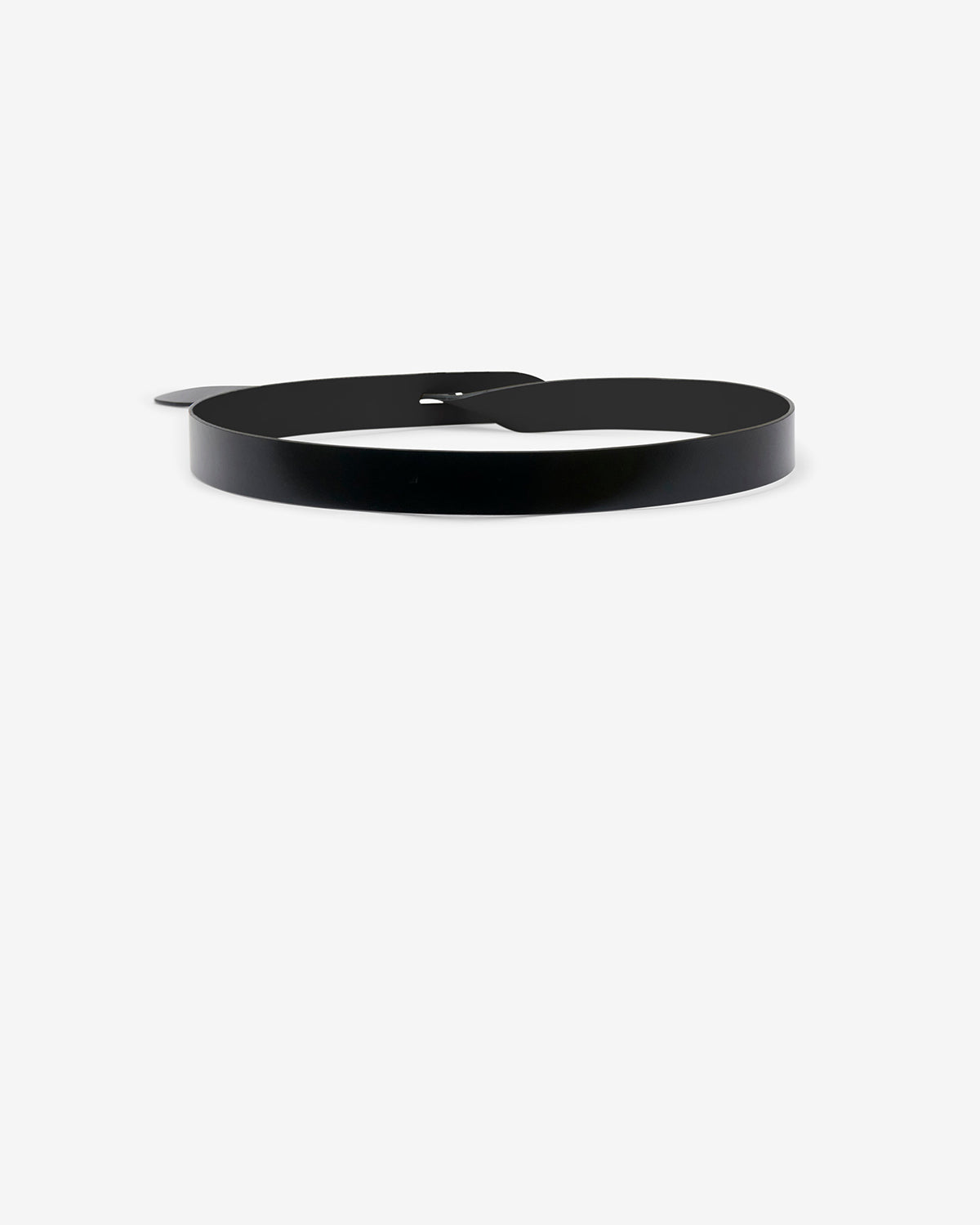 Ceinture Lecce en cuir — Noir, vue 3 ; référence CE011CFAA3B65A01BK
