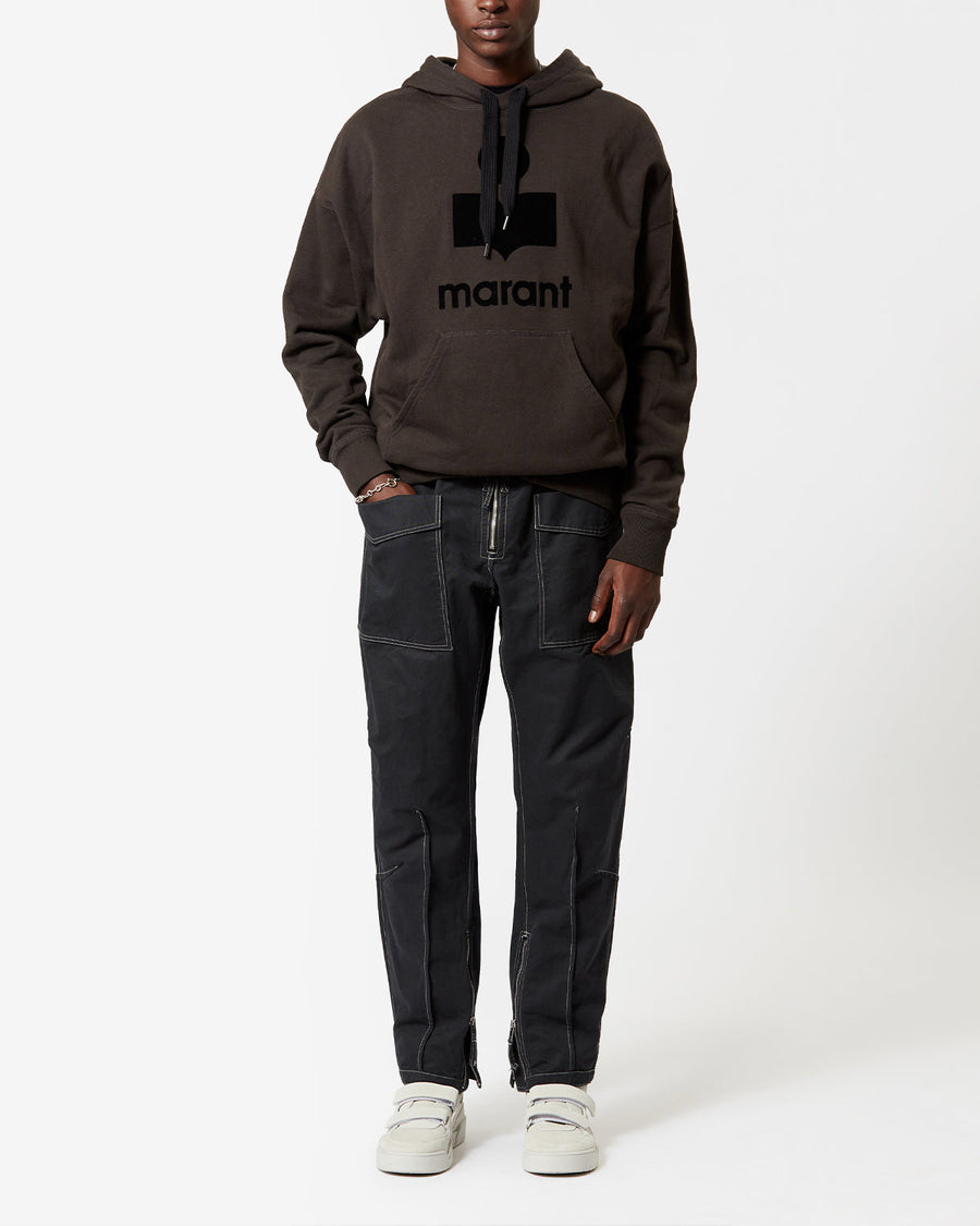 Sweatshirt Miley — Noir délavé, vue 2 ; référence SW0027HAA1M05H02FK