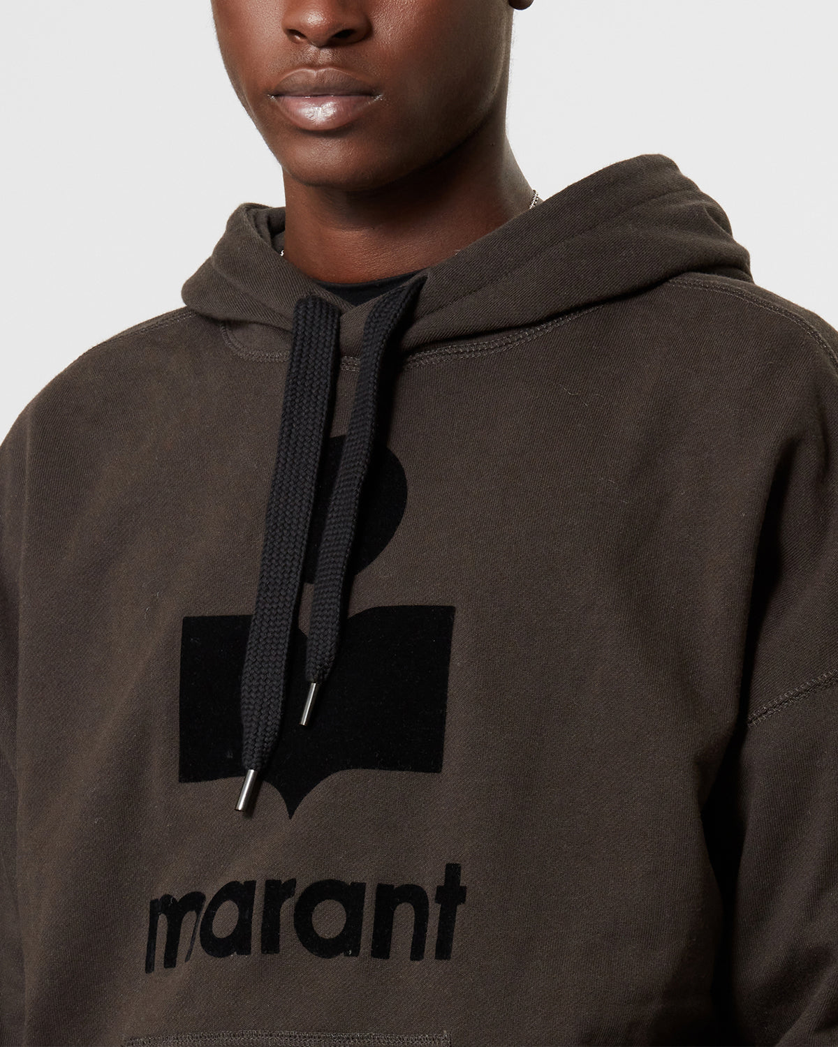 Sweatshirt Miley — Noir délavé, vue 3 ; référence SW0027HAA1M05H02FK