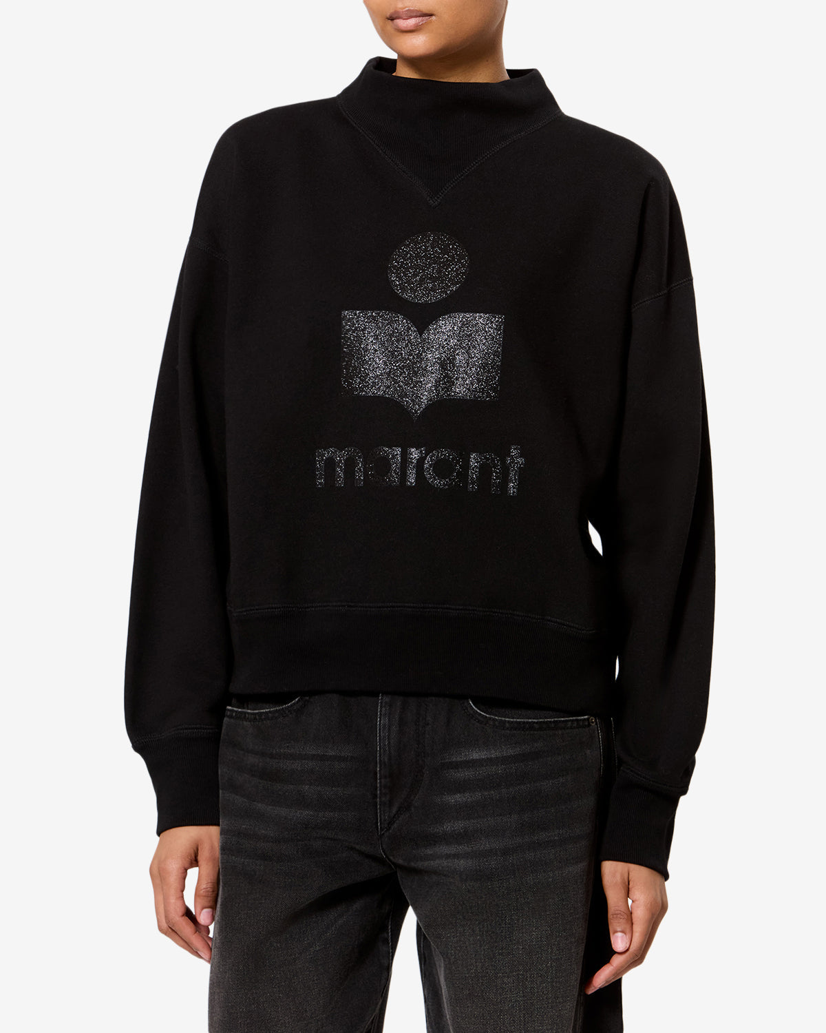 Sweatshirt Moby — Noir, vue 1 ; référence SW0003FAA1M77E01BK