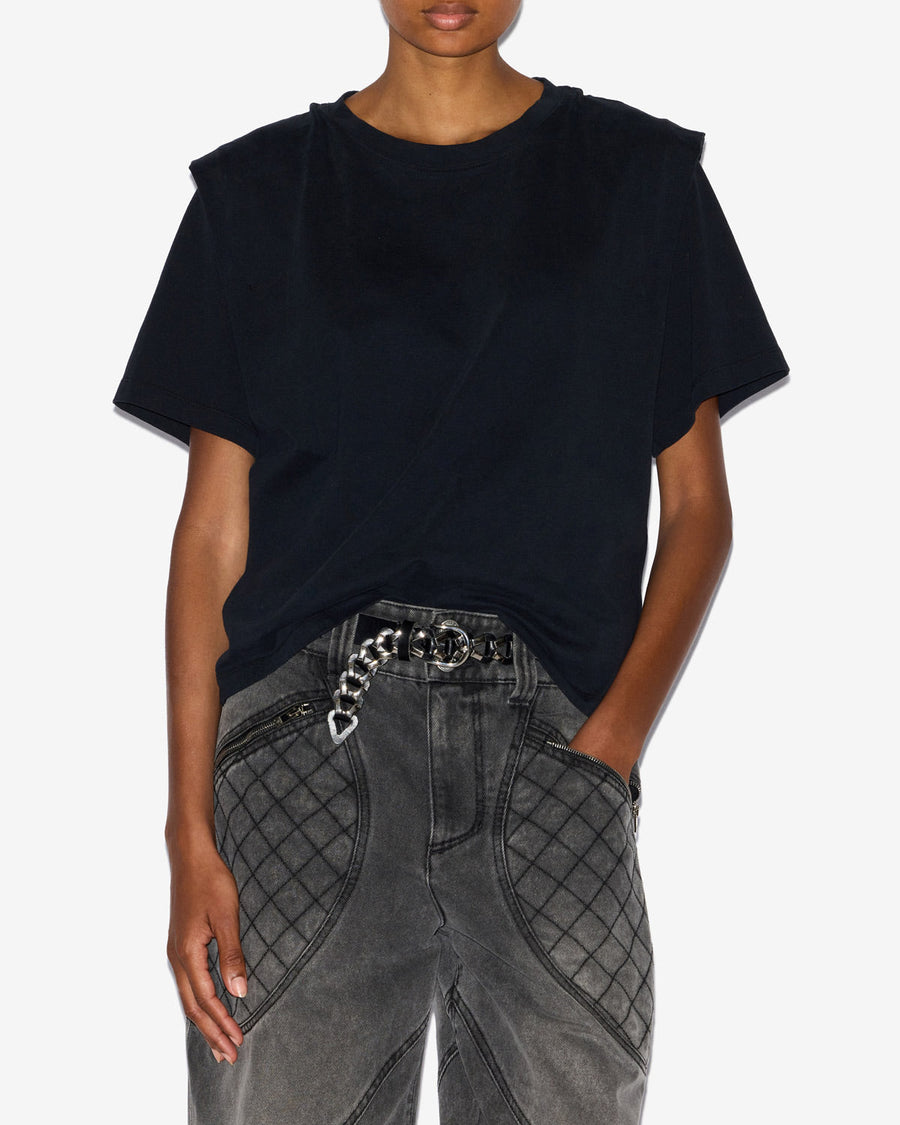 T-shirt Zelitos — Noir, vue 1 ; référence TS0041FAA1N41I01BK
