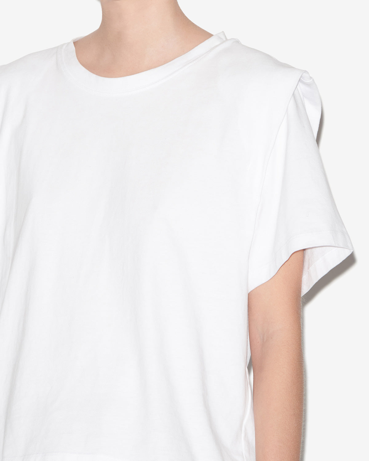 T-shirt Zelitos — Blanc, vue 3 ; référence TS0041FAA1N41I20WH