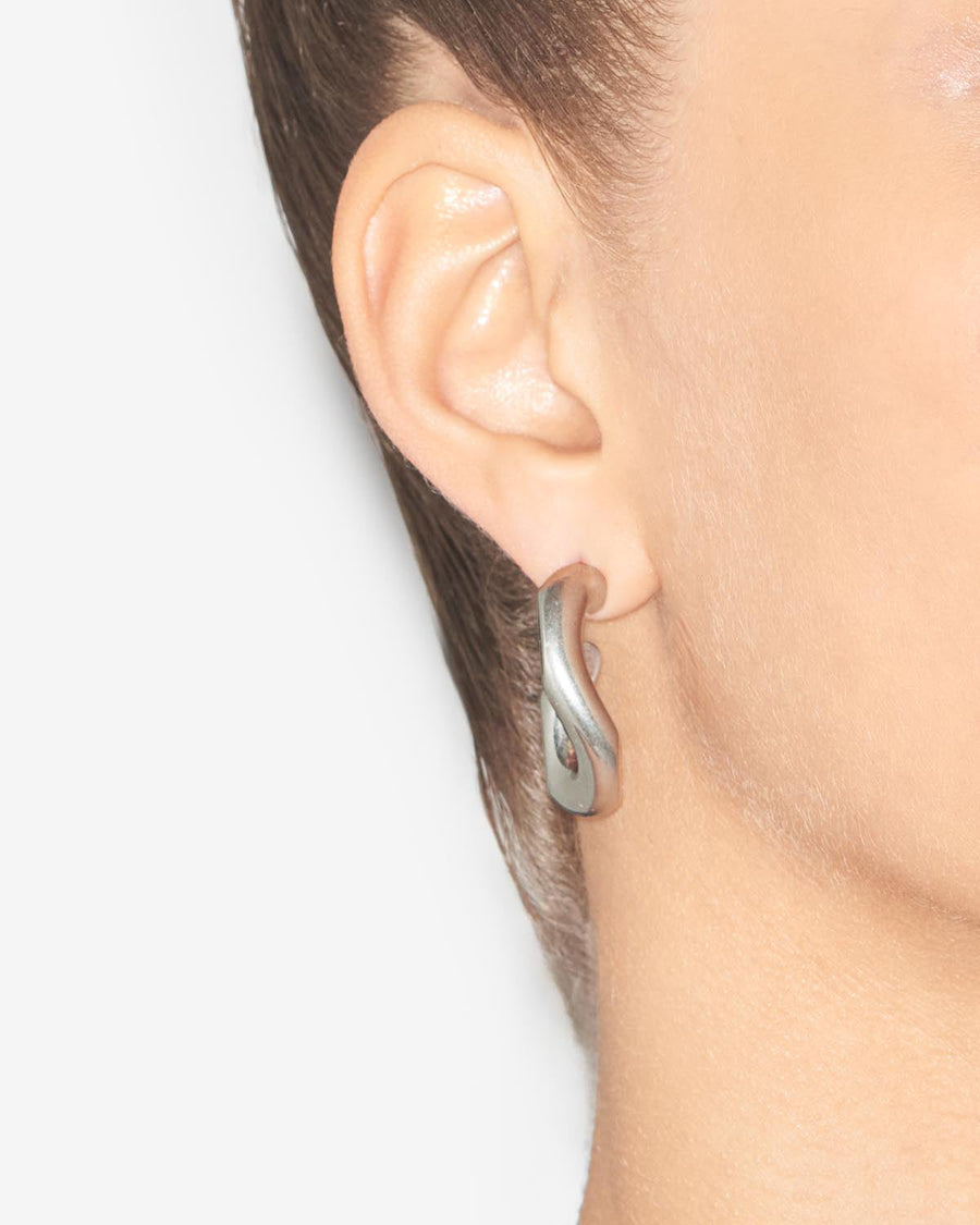 Boucles D'Oreilles Links — Argent, vue 2 ; référence BL0073FAA2B22B08SI