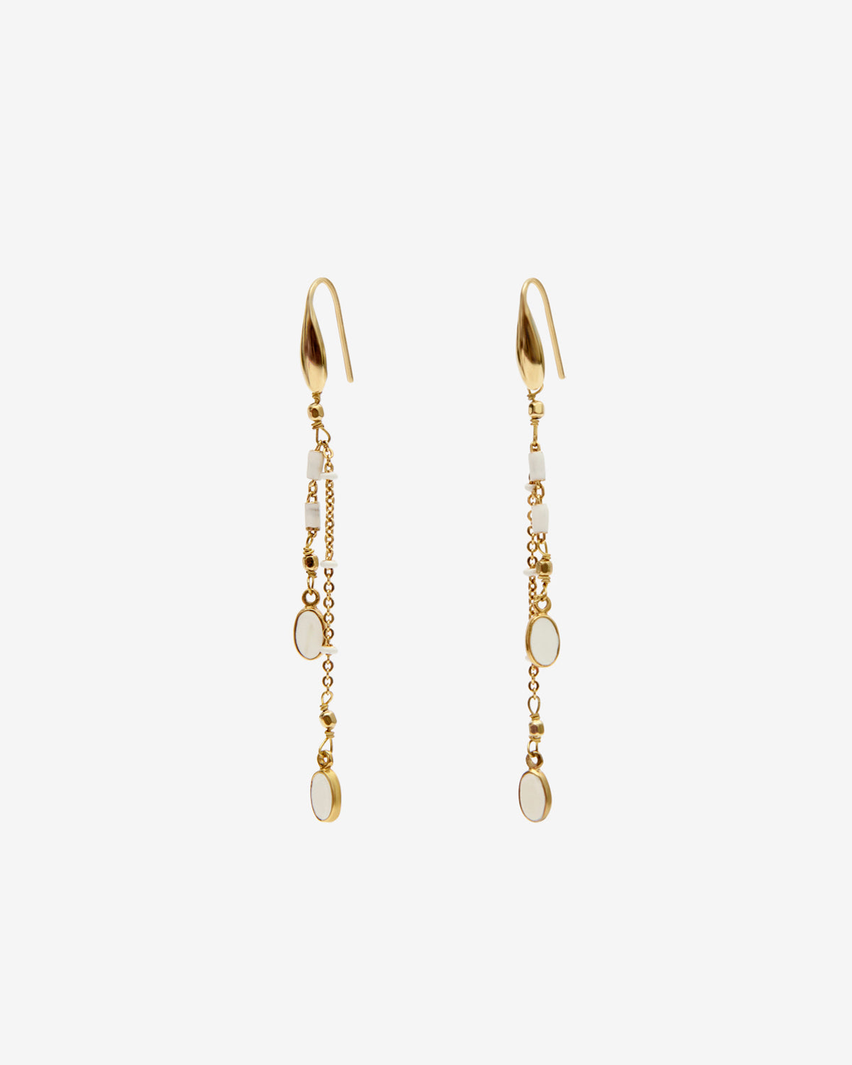Boucles d'oreille Casablanca — Écru, vue 1 ; référence BL0001FAA3B01B23EC