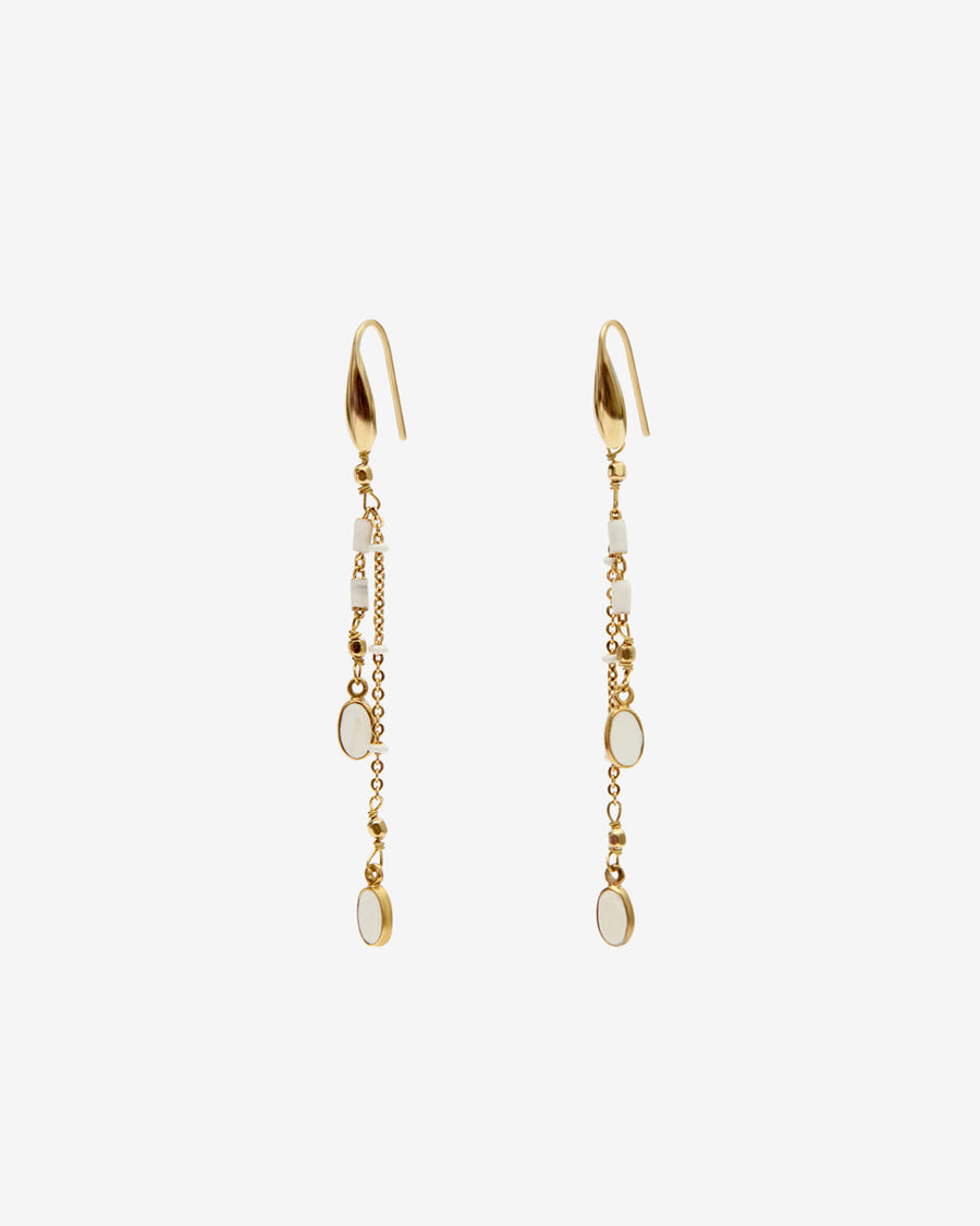 Boucles d'oreille Casablanca — Écru, vue 1 ; référence BL0001FAA3B01B23EC