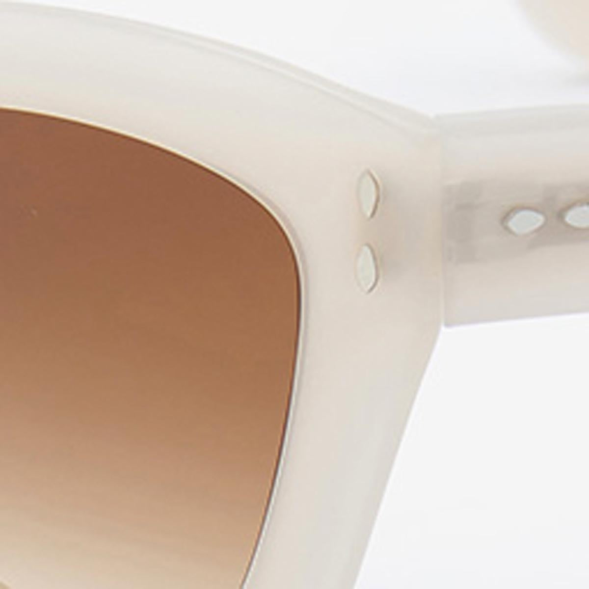 Lunettes de soleil Cat Eye Louny — Ivoire-marron, vue 3 ; référence IM0050GSA2L02LSZJHA