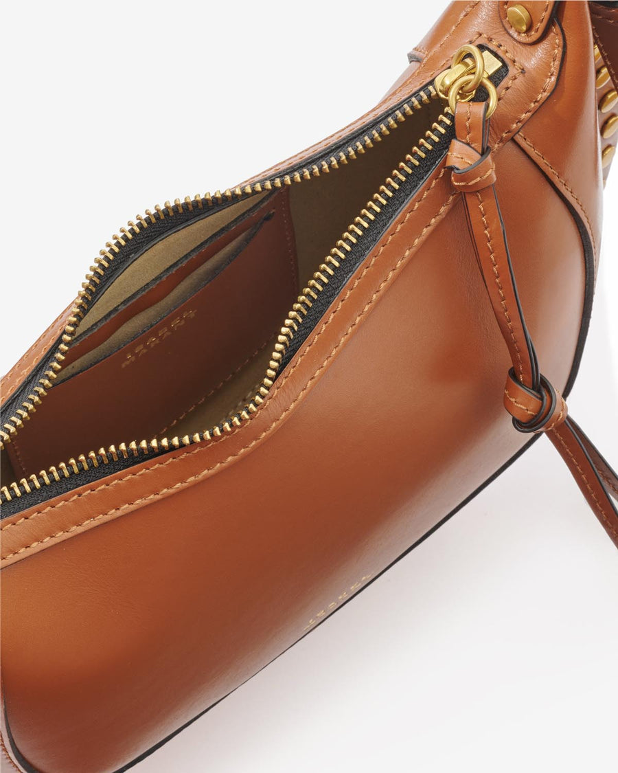 Sac Oskan Moon en cuir — Cognac, vue 1 ; référence PP0003FAA1C01M50CO