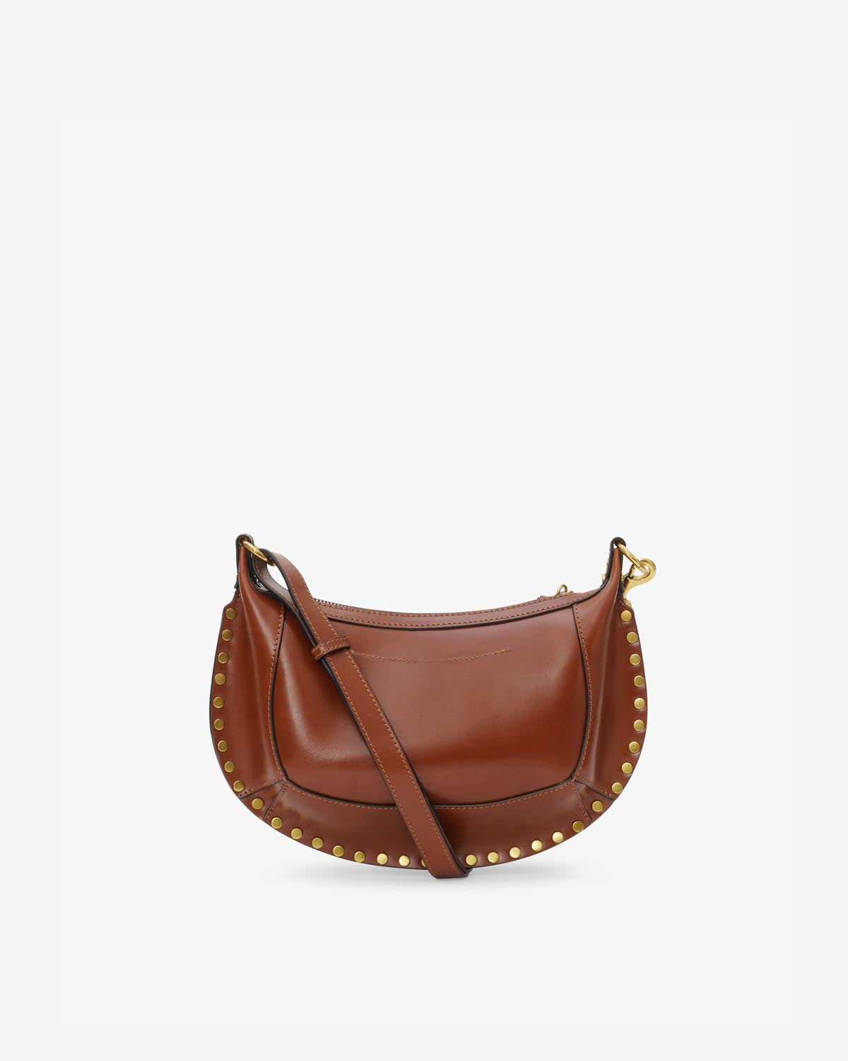 Sac Oskan Moon en cuir — Cognac, vue 3 ; référence PP0003FAA1C01M50CO