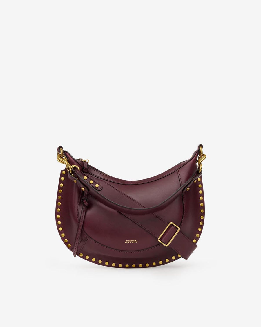 Sac Naoko en cuir — Bordeaux, vue 1 ; référence PP0001FAA1C01M80BY