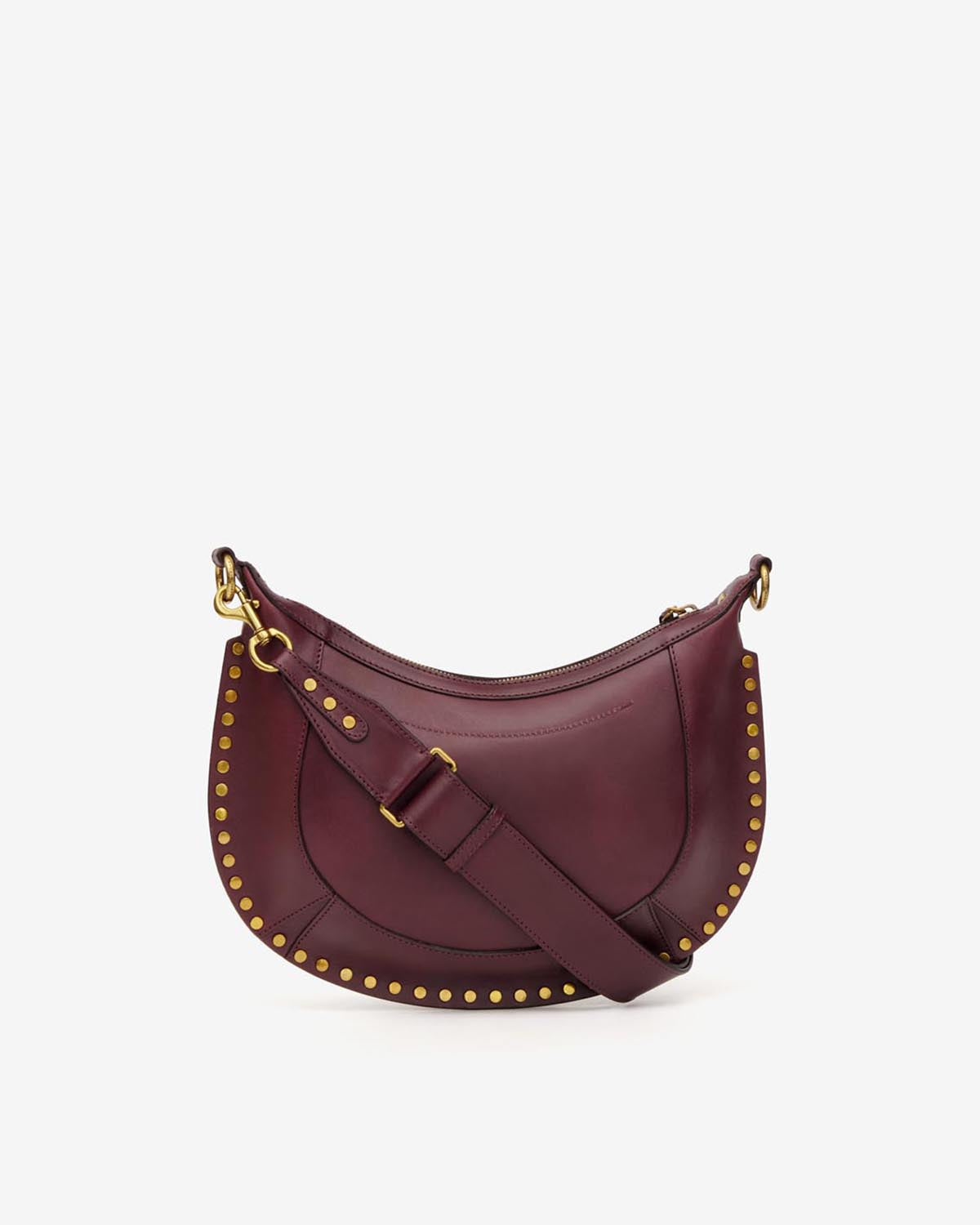 Sac Naoko en cuir — Bordeaux, vue 2 ; référence PP0001FAA1C01M80BY