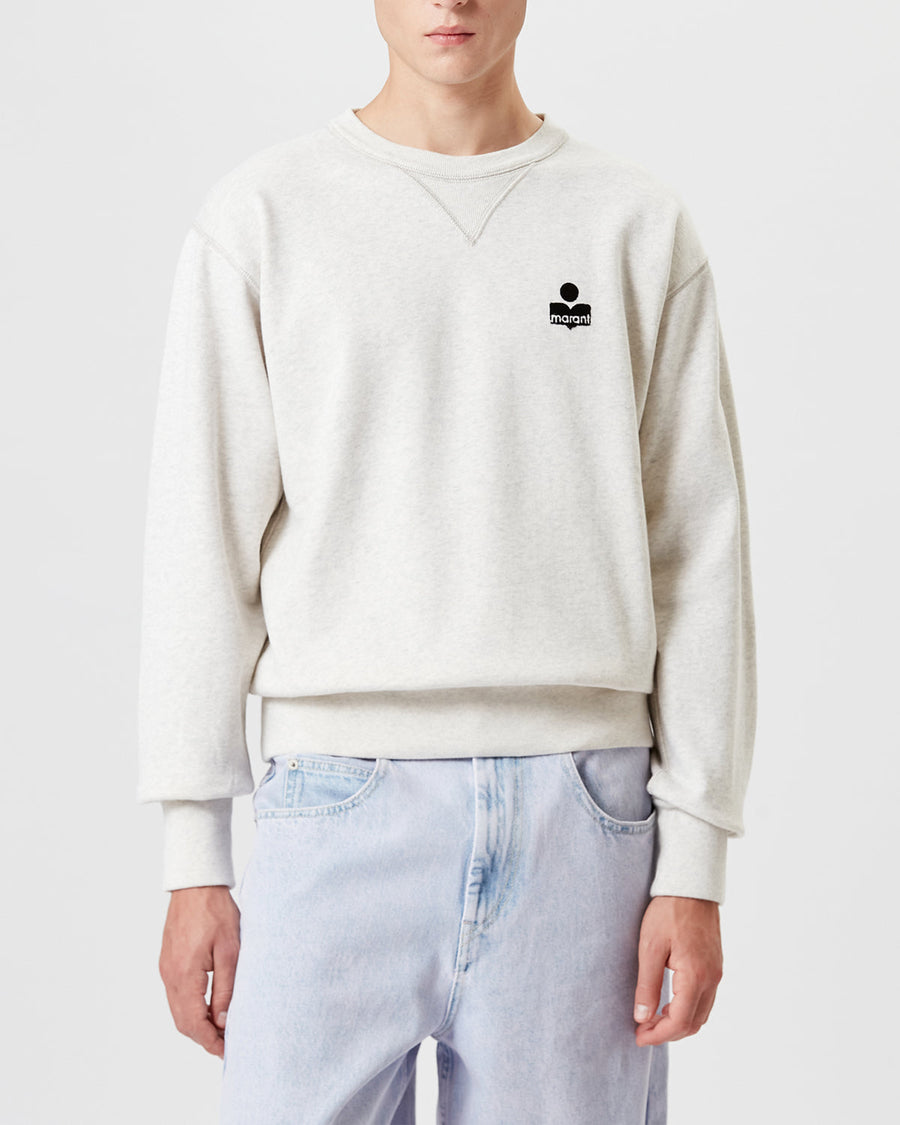 Sweatshirt Mike — Écru, vue 1 ; référence SW0030HAA1M05H23EC