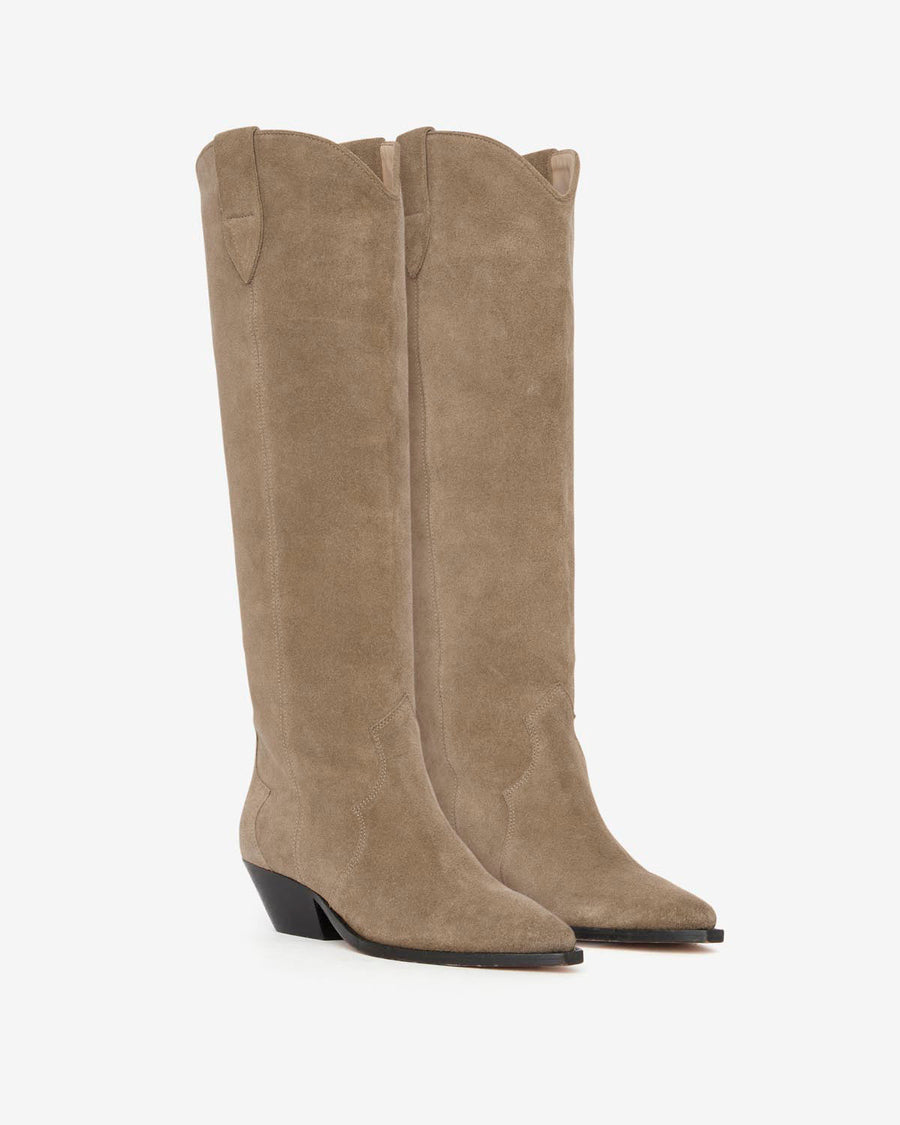 Bottes Denvee — Taupe, vue 2 ; référence BT0001FAA1A03S50TA