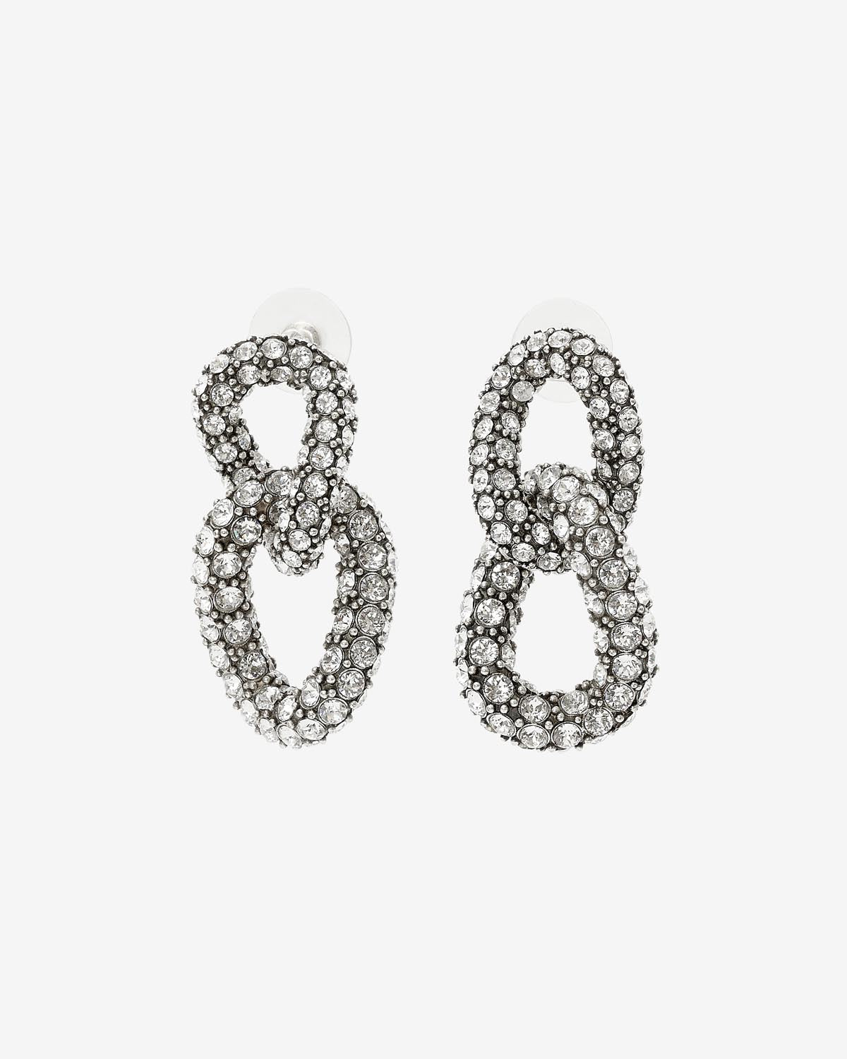 Boucles d'oreilles Funky Ring — Argenté, vue 1 ; référence BL0034FAA2B27BTRSI