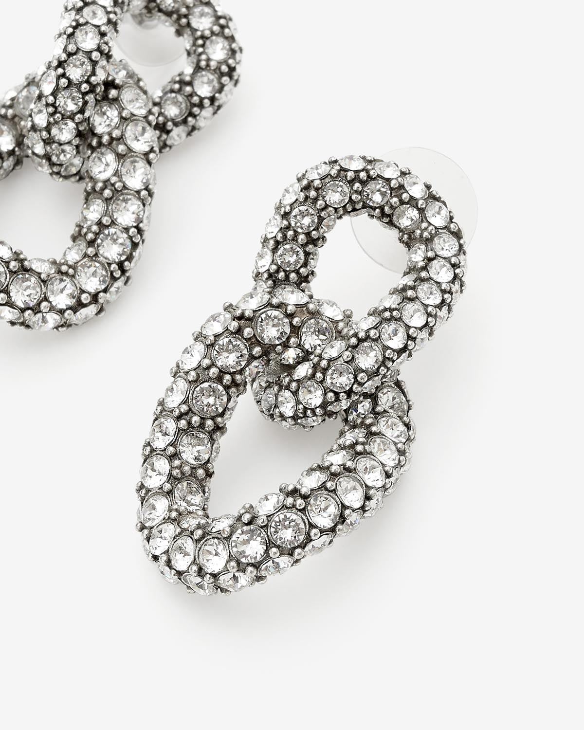 Boucles d'oreilles Funky Ring — Argenté, vue 3 ; référence BL0034FAA2B27BTRSI
