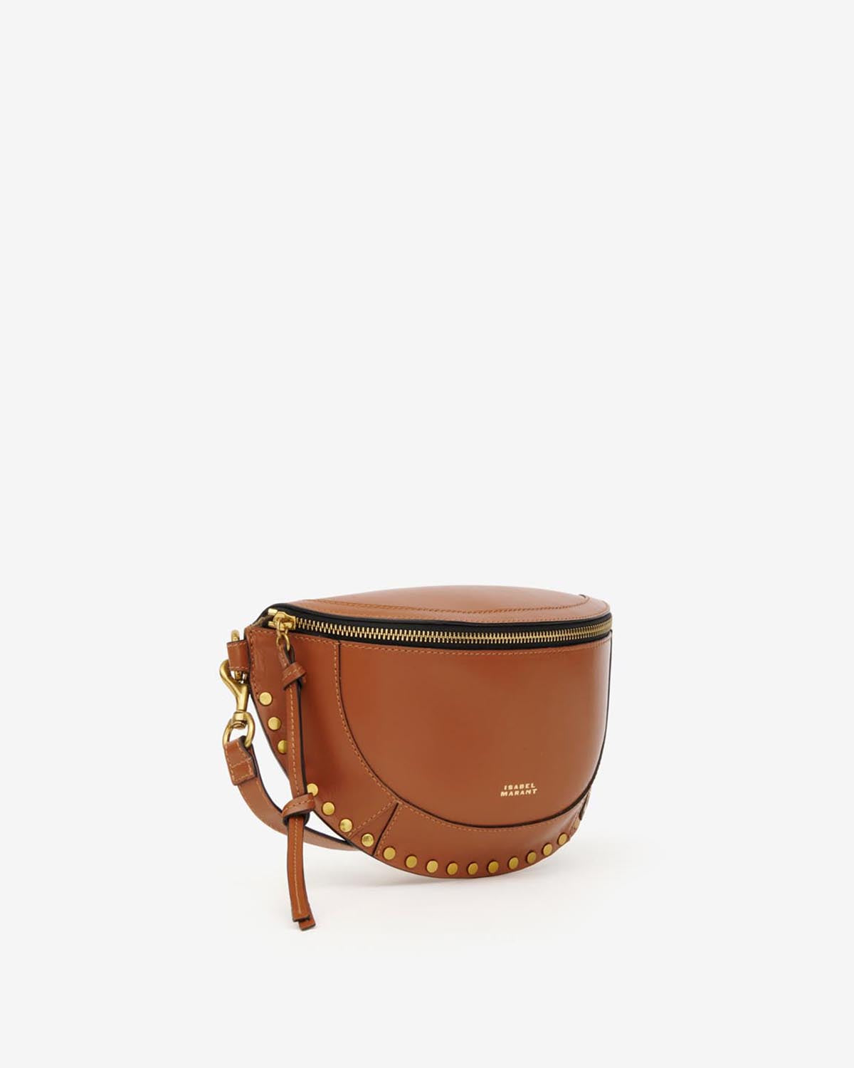 Banane Skano en cuir — Cognac, vue 3 ; référence BJ0001FAA1C01M50CO