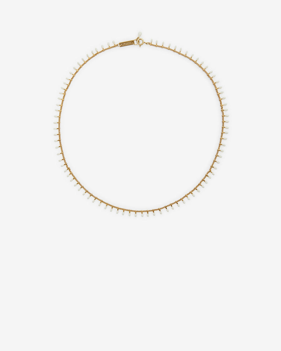 Collier Casablanca — Écru, vue 1 ; référence CO0001FAA3B01B23EC