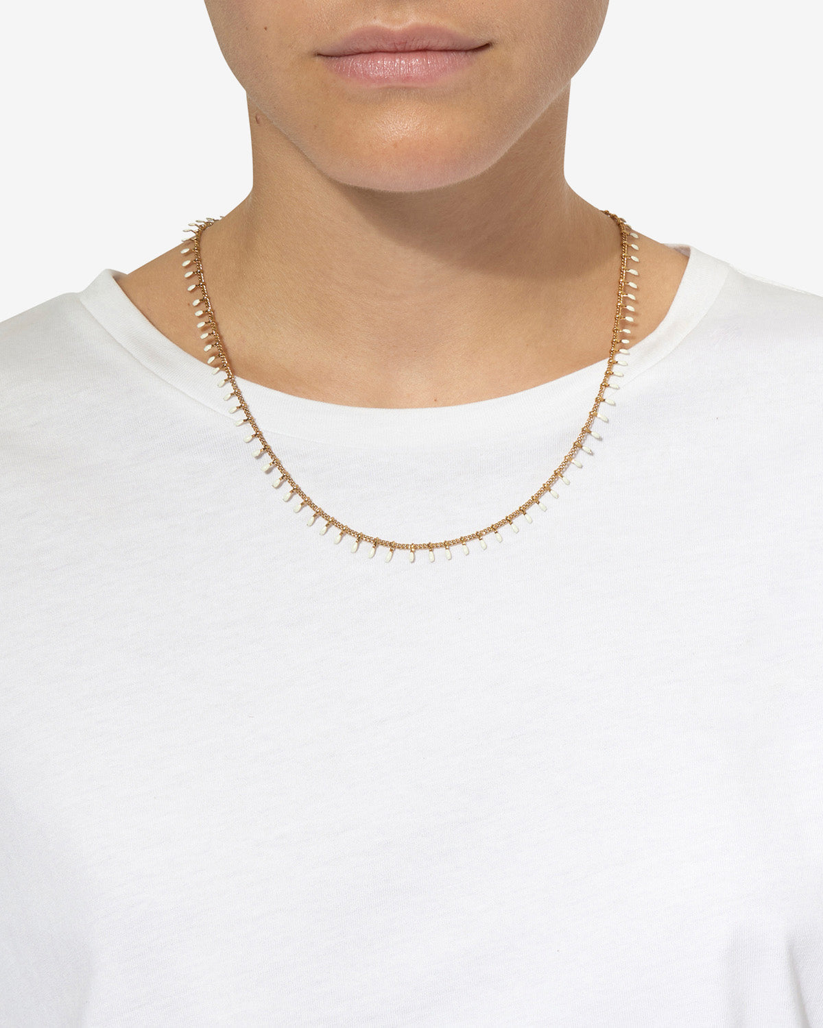 Collier Casablanca — Écru, vue 2 ; référence CO0001FAA3B01B23EC
