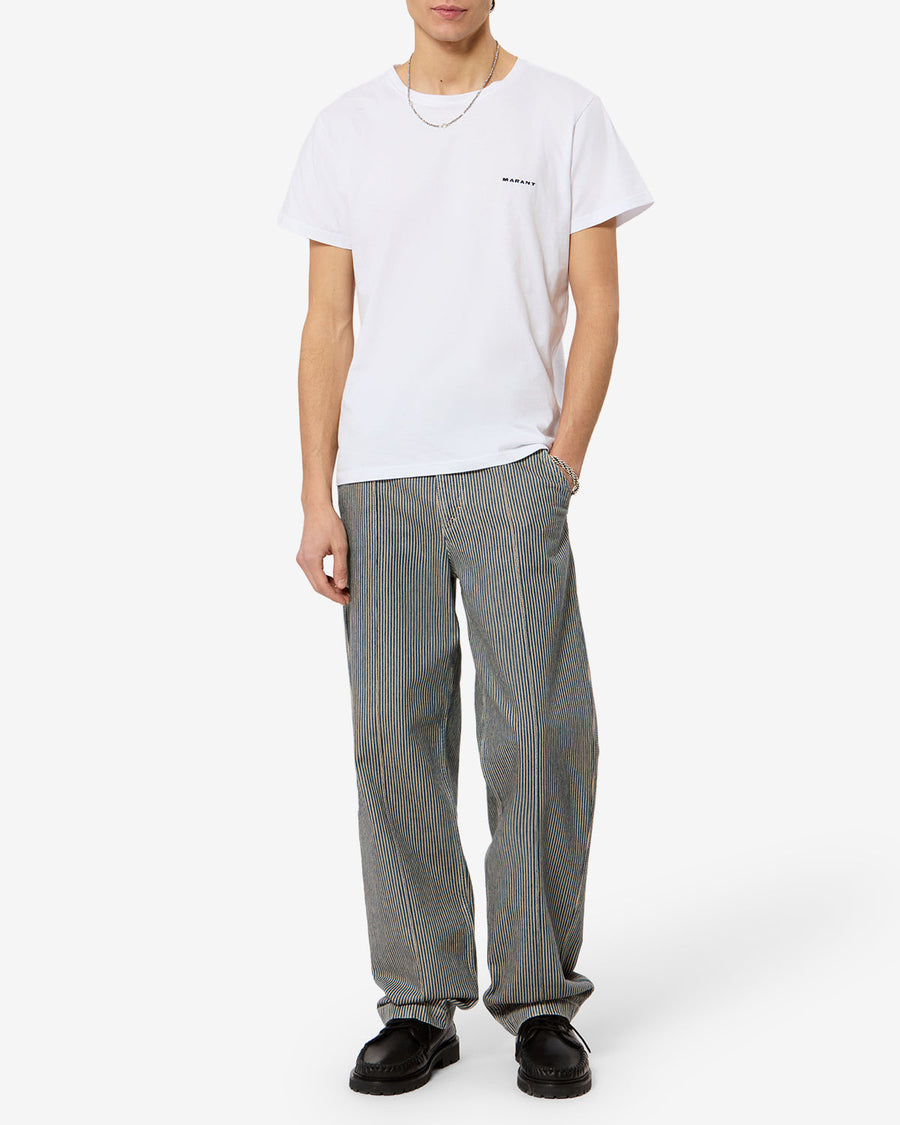 T-shirt T-shirt Zafferh — Blanc, vue 2 ; référence TS0047HAB3N13H20WH