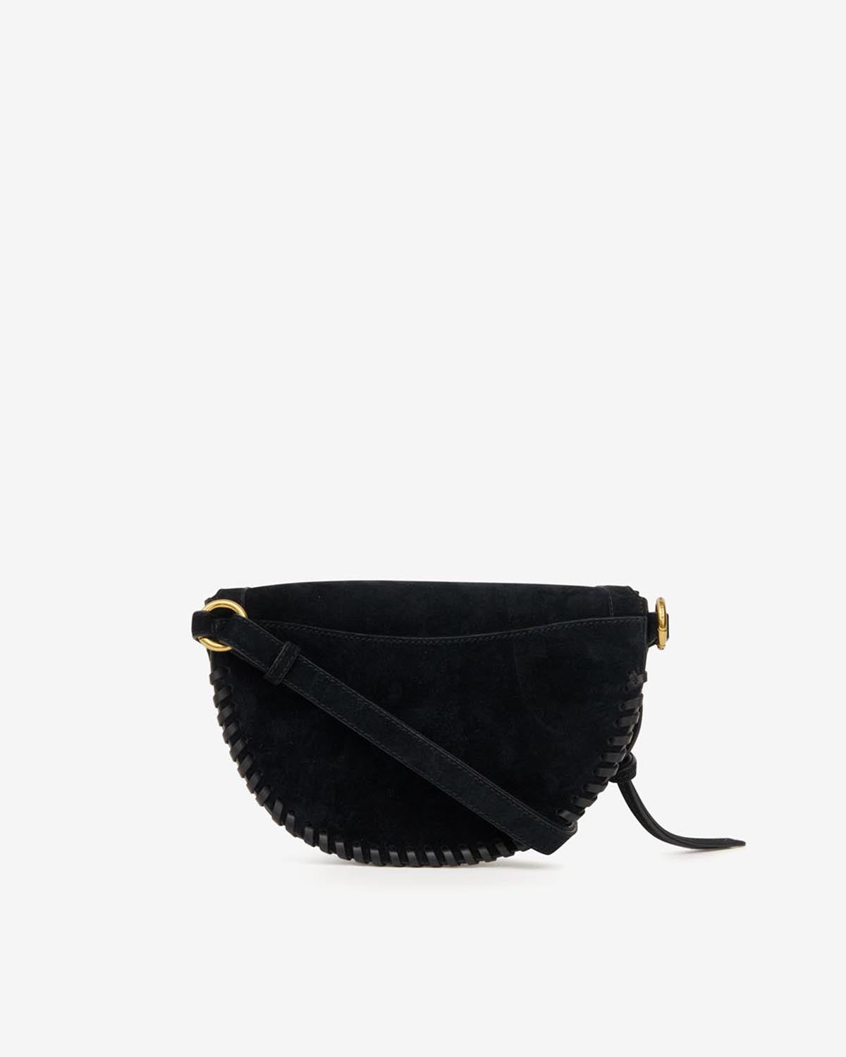 Banane Skano en cuir velours — Noir, vue 2 ; référence BJ0001FBB3C07M01BK