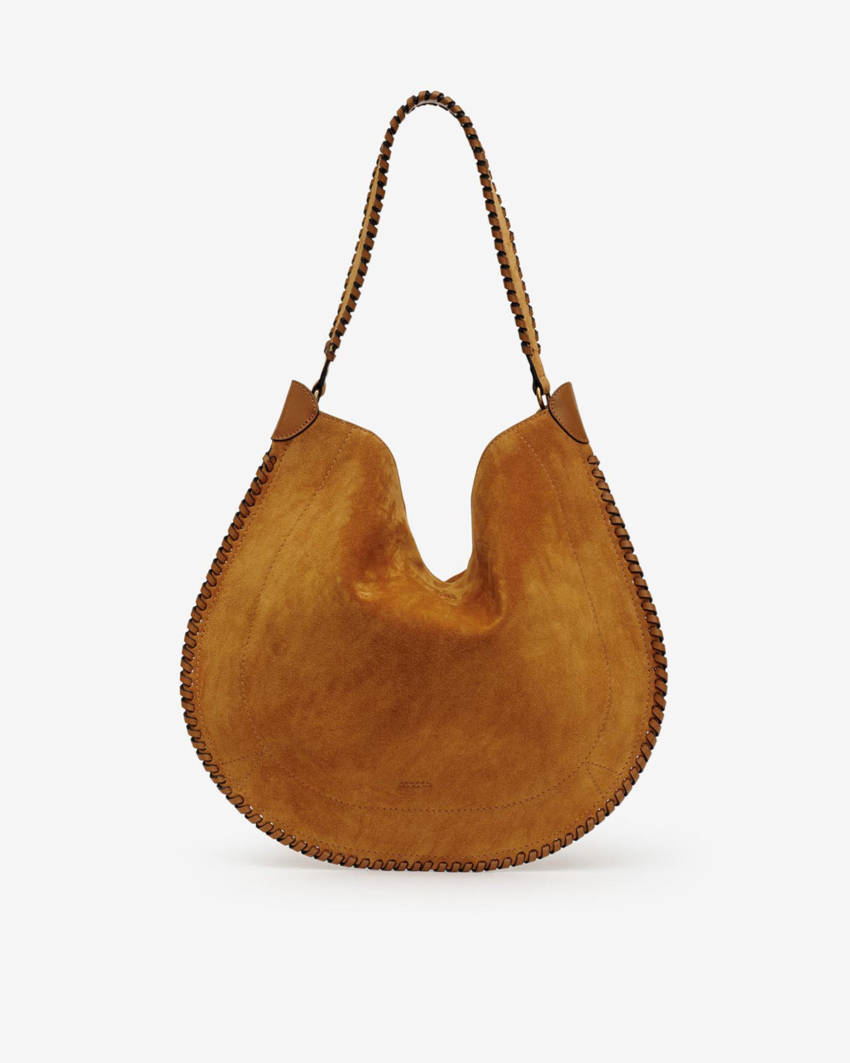 Sac Oskan Hobo Soft en cuir velours — Cognac, vue 2 ; référence PP0200FBB2C06M50CO