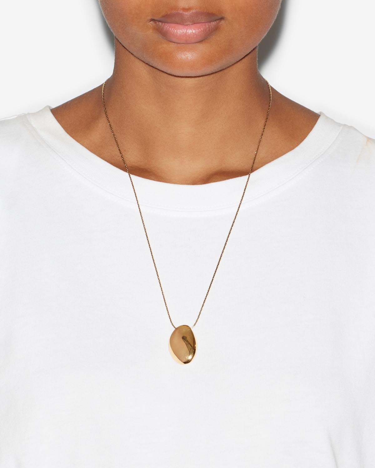 Collier Shiny Day — Doré, vue 2 ; référence CO0099FAB2B09B12DO