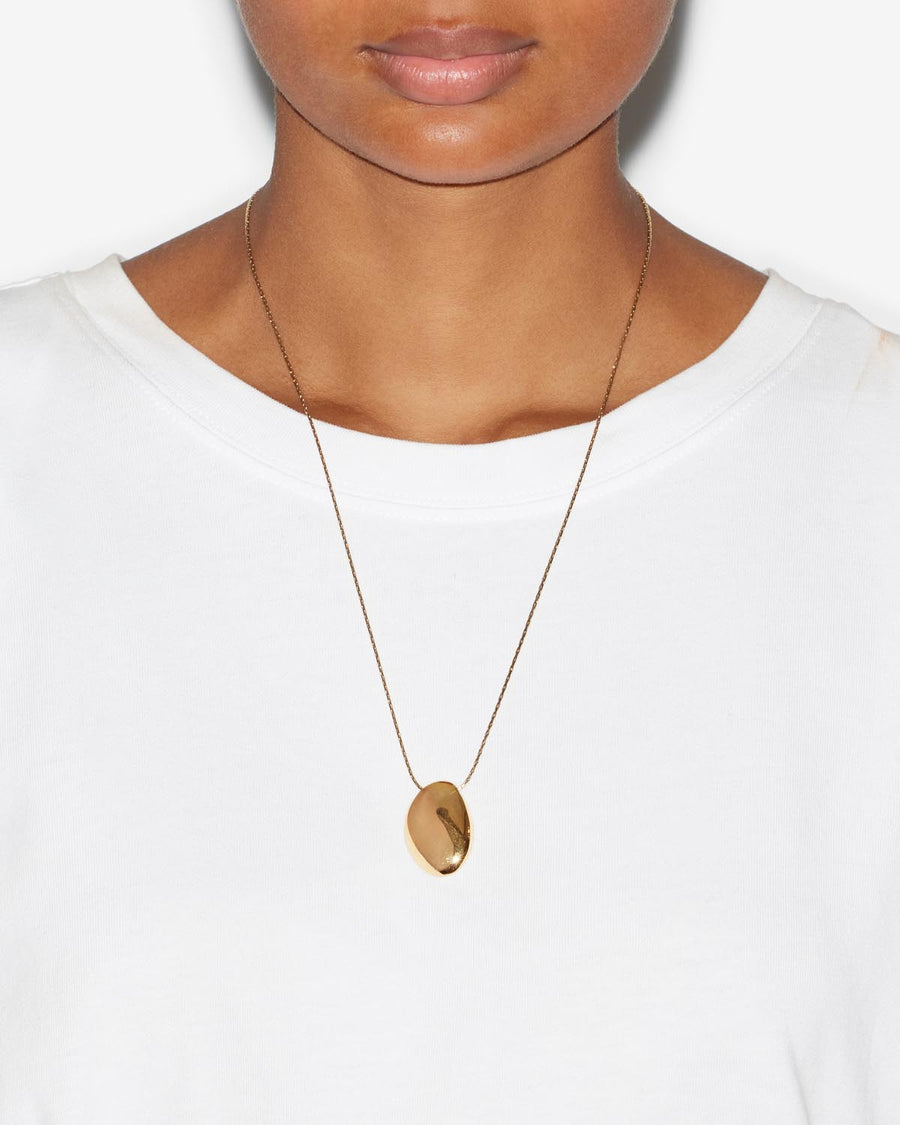 Collier Shiny Day — Doré, vue 2 ; référence CO0099FAB2B09B12DO