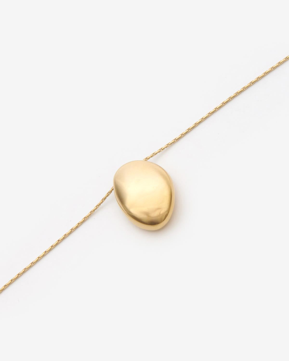 Collier Shiny Day — Doré, vue 3 ; référence CO0099FAB2B09B12DO