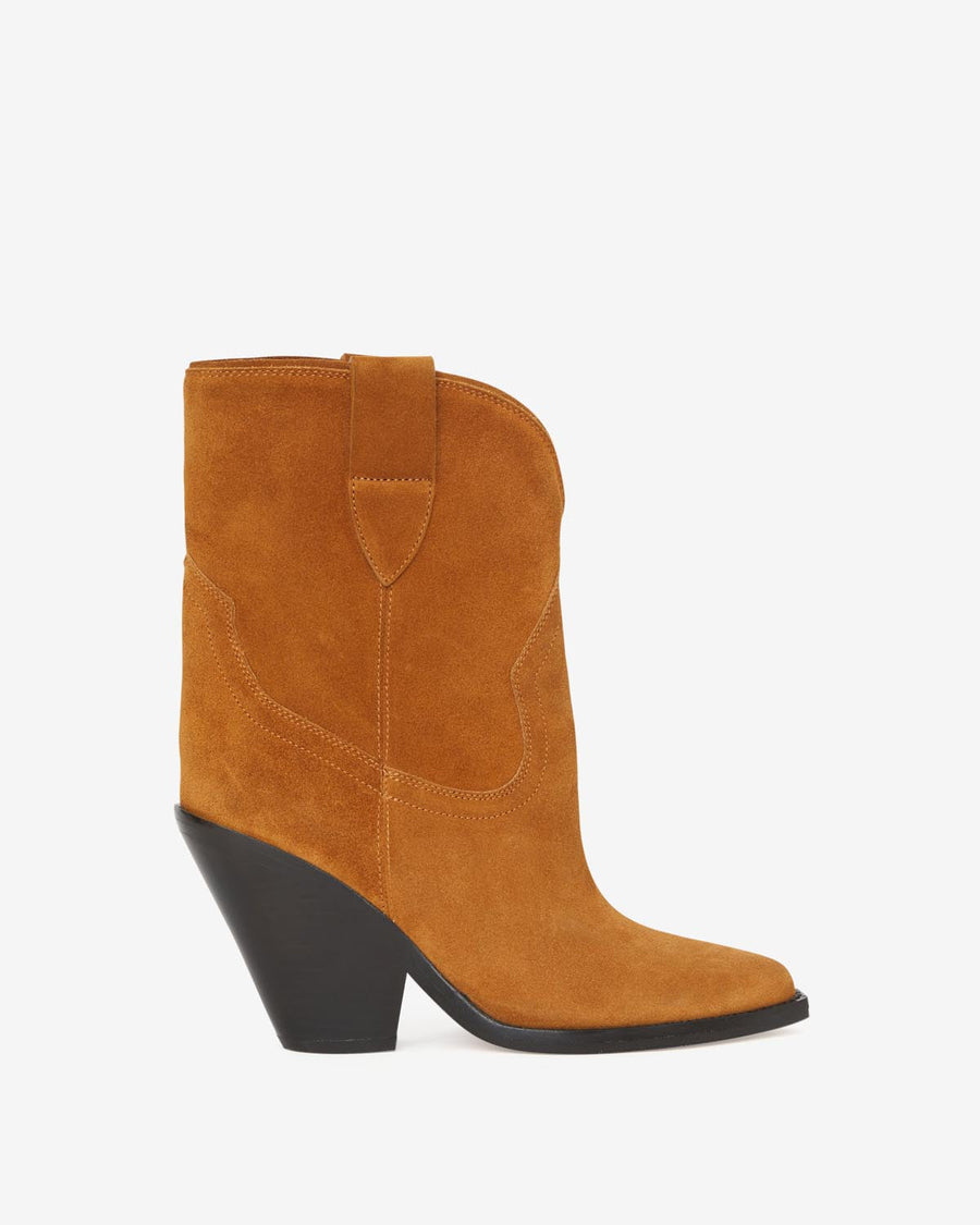 Boots Leyane — Cognac, vue 1 ; référence BO0004FAA1A07S50CO