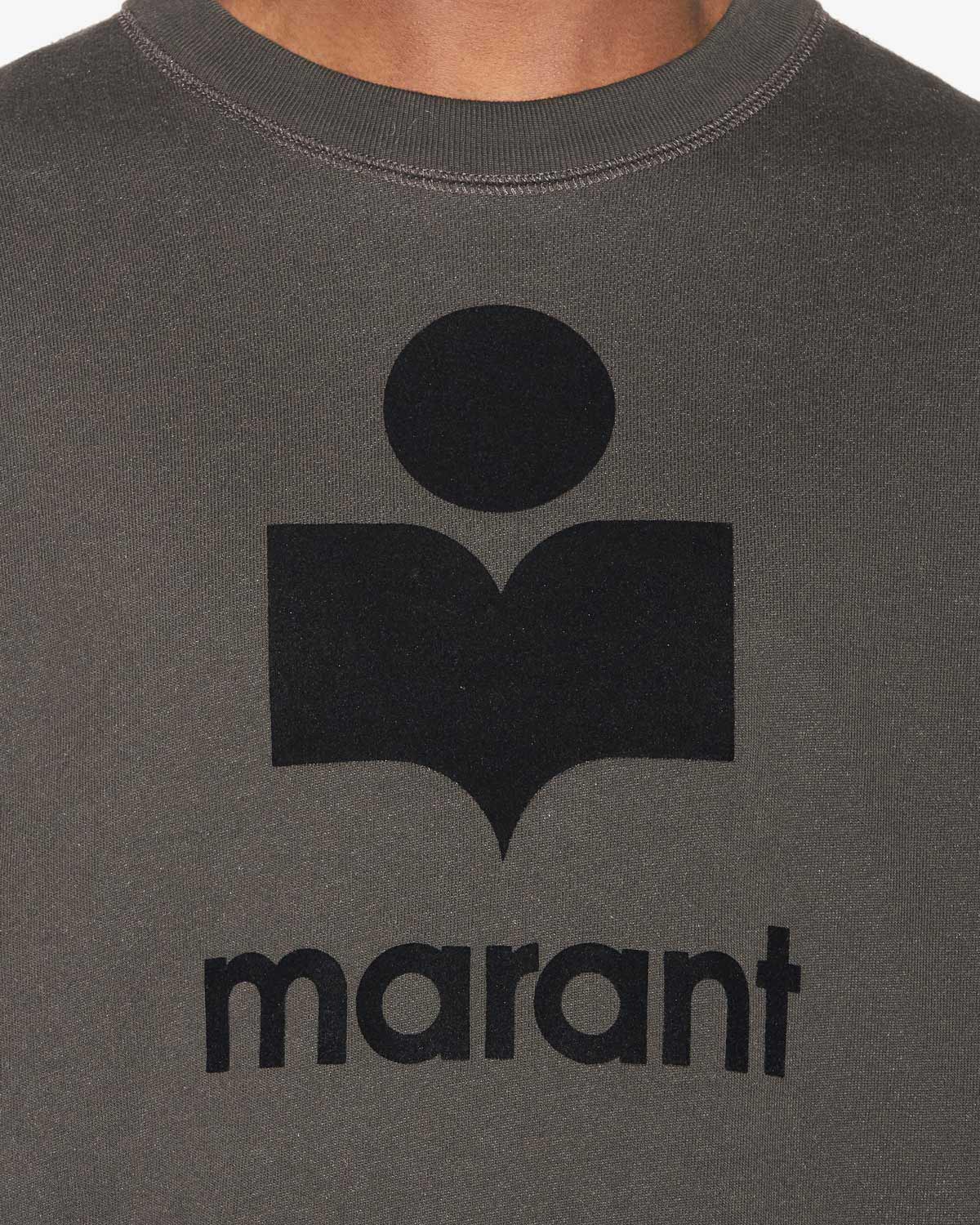 Sweatshirt Mikoy — Noir délavé, vue 3 ; référence SW0029HAB1M18H02FK