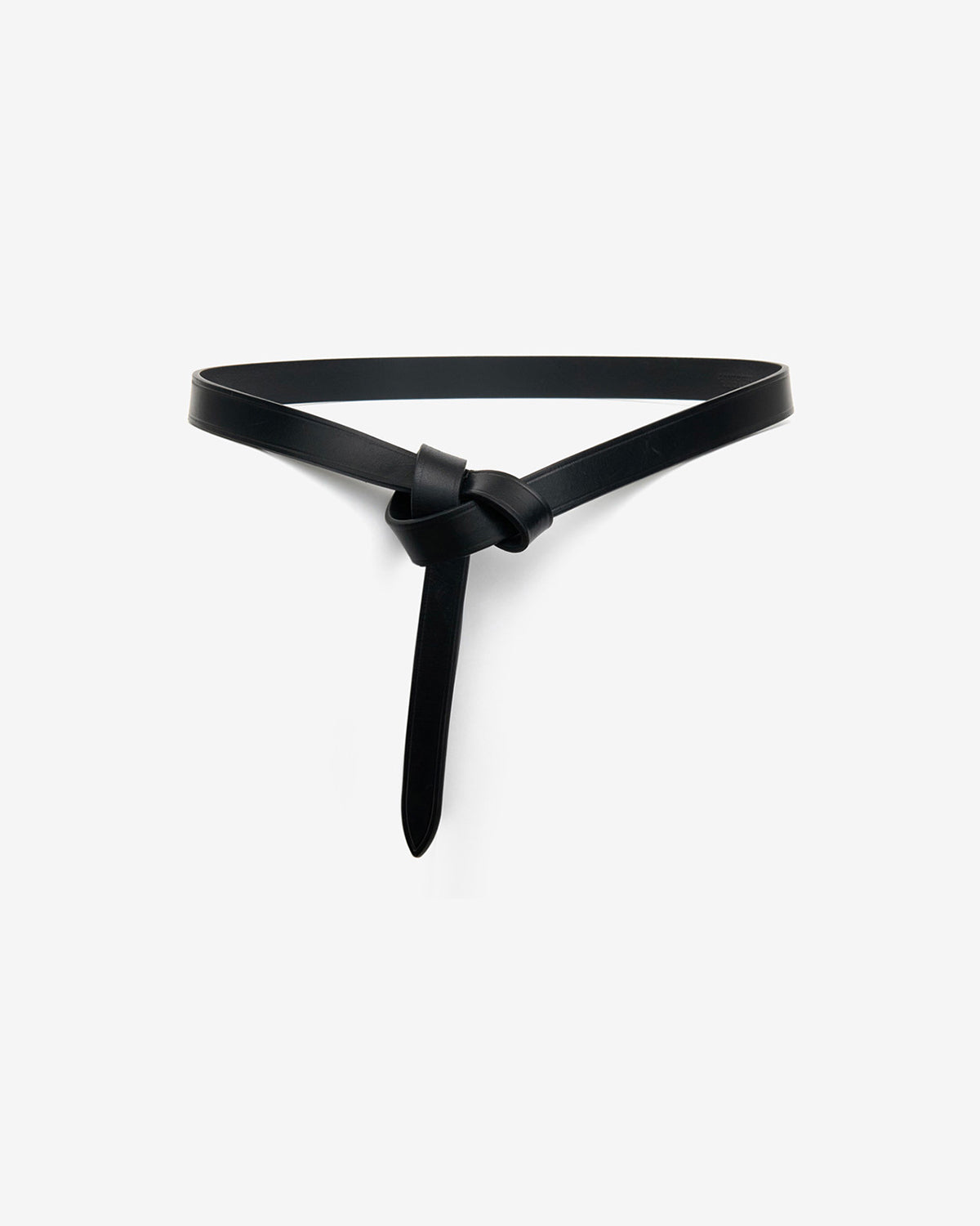 Ceinture Kirka en cuir — Noir, vue 1 ; référence CE248CFAA3B65A01BK
