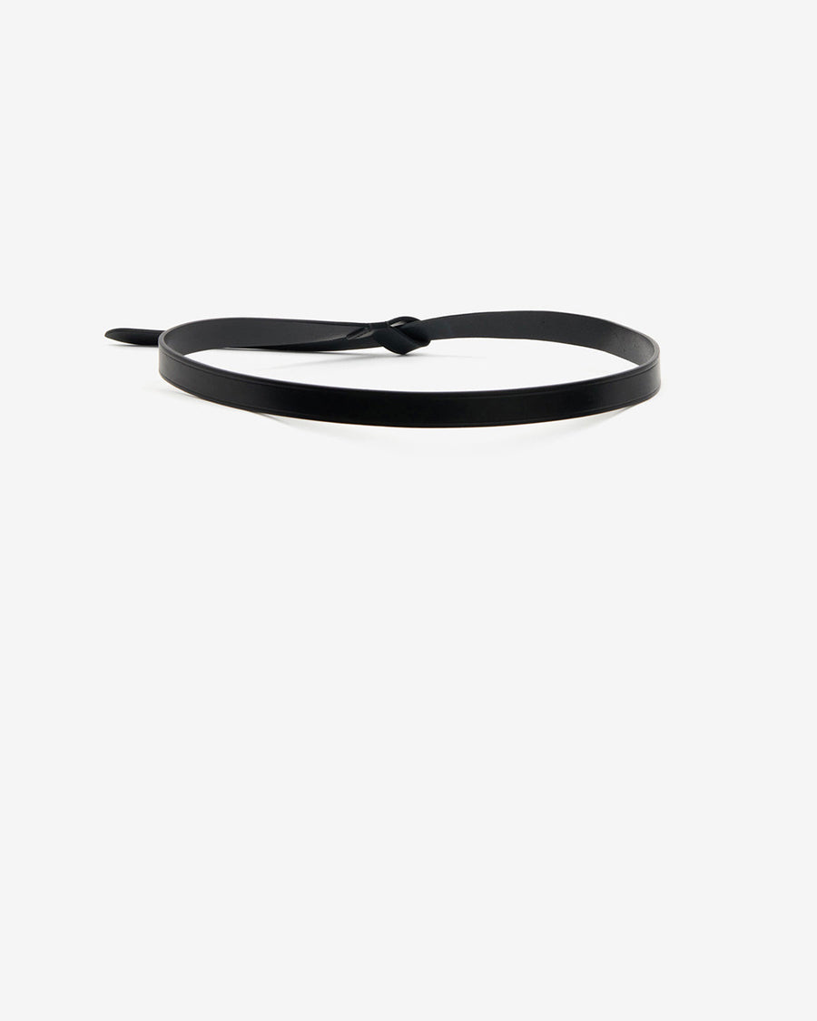 Ceinture Kirka en cuir — Noir, vue 2 ; référence CE248CFAA3B65A01BK