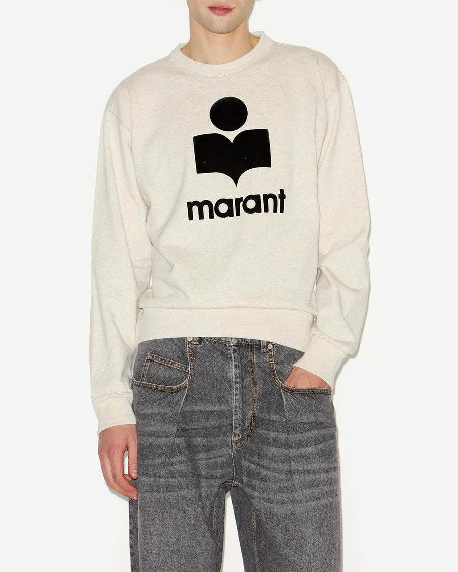 Sweatshirt Mikoy — Écru, vue 1 ; référence SW0029HAB1M18H23EC