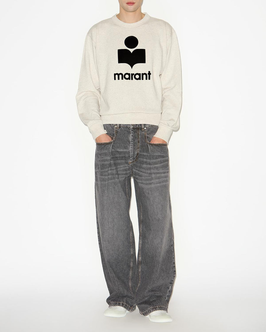 Sweatshirt Mikoy — Écru, vue 2 ; référence SW0029HAB1M18H23EC
