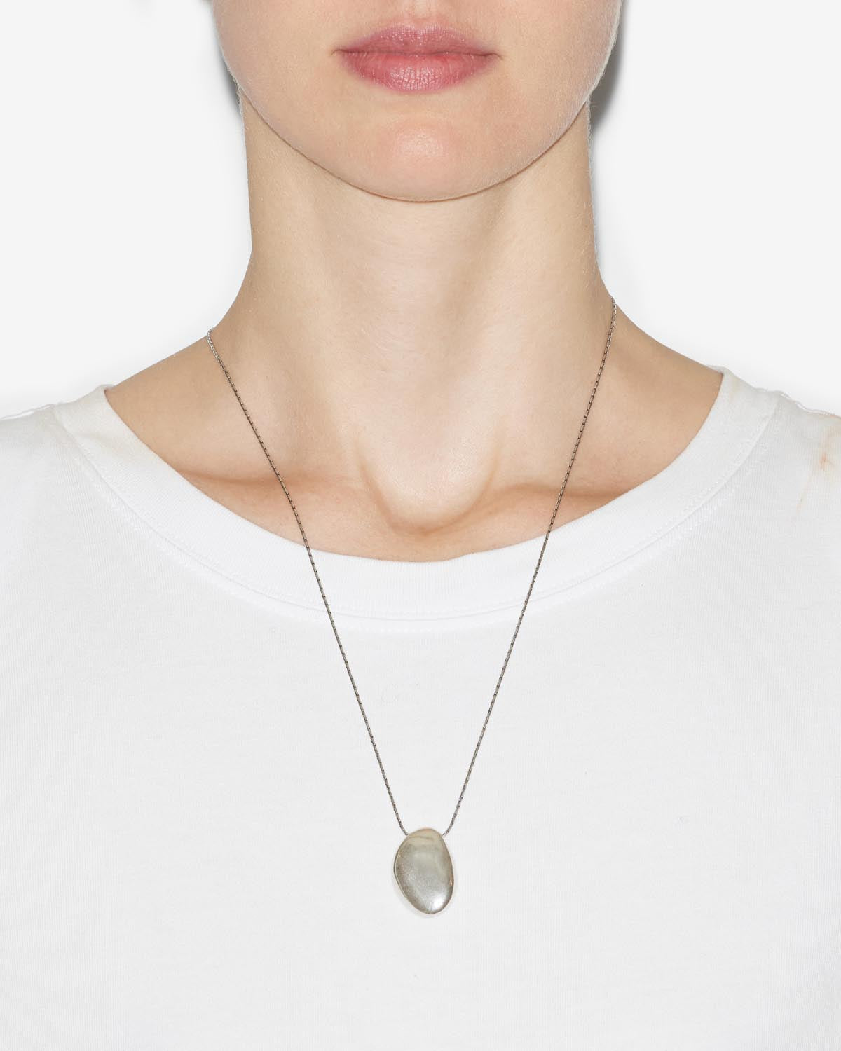 Collier Shiny Day — Argent, vue 2 ; référence CO0099FAB2B09B08SI