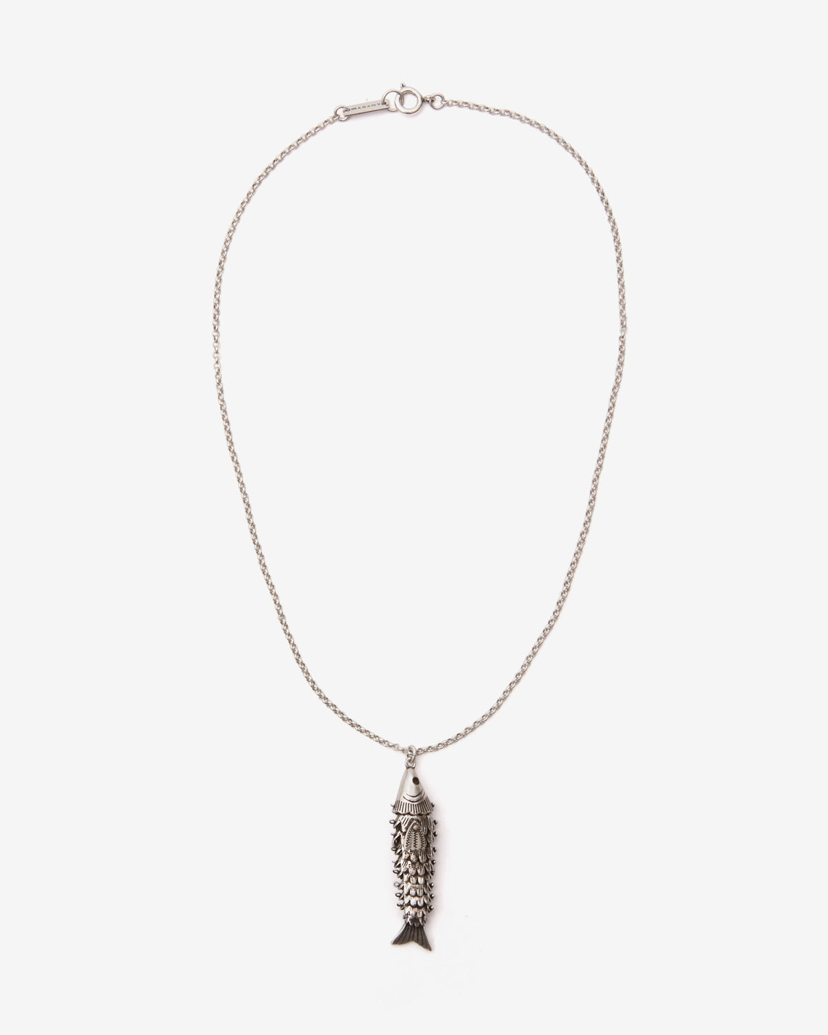Collier River Man — Argent, vue 1 ; référence CO0132HAB4B05T08SI