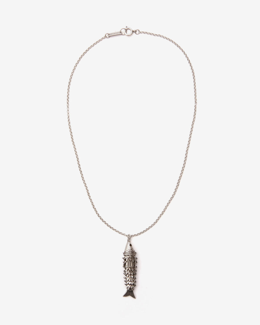 Collier River Man — Argent, vue 1 ; référence CO0132HAB4B05T08SI