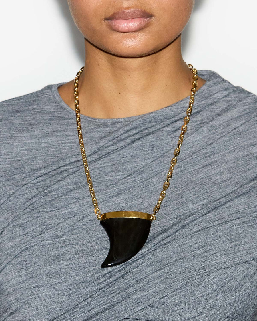 Collier Ellen — Noir, vue 2 ; référence CO0125FAB4B08B01BK