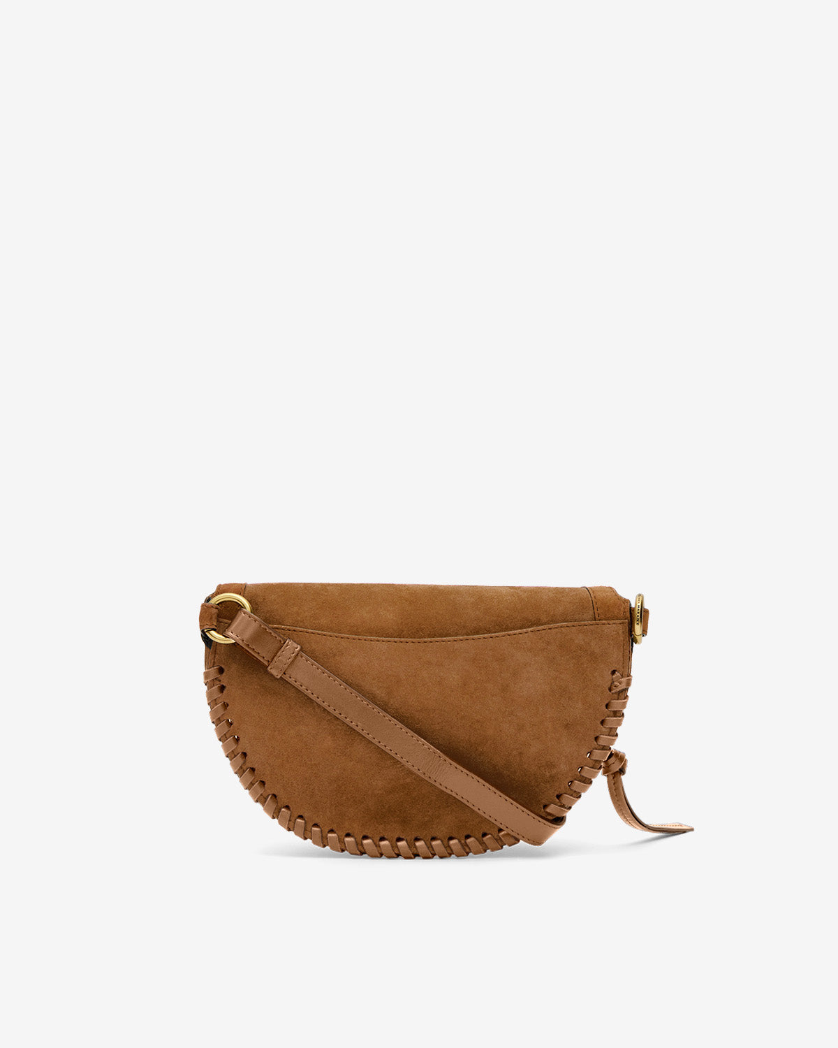 Banane Skano en cuir velours — Cognac, vue 3 ; référence BJ0001FBB3C07M50CO