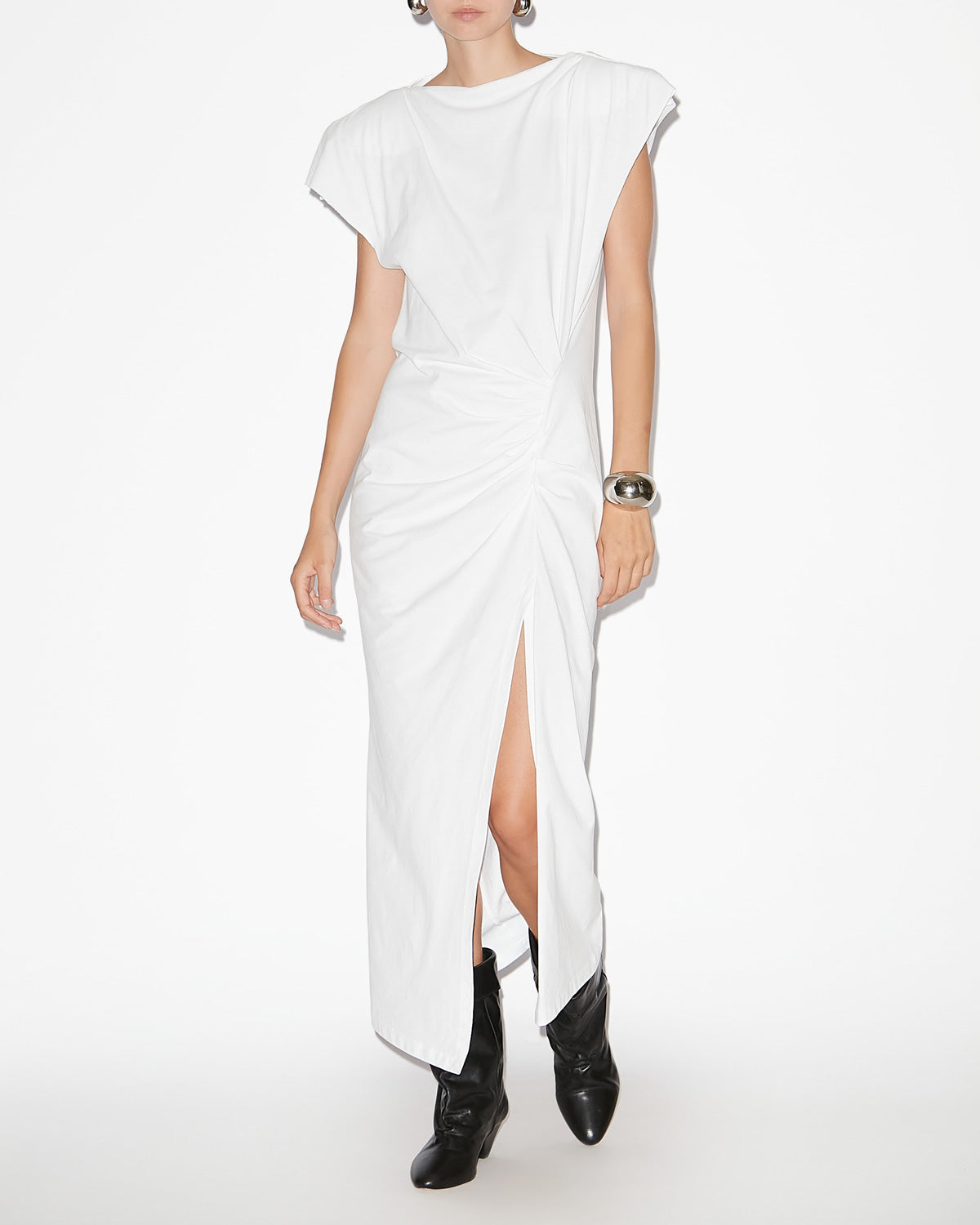 Robe Nadela — Blanc, vue 1 ; référence RO0307FAA1N41I20WH