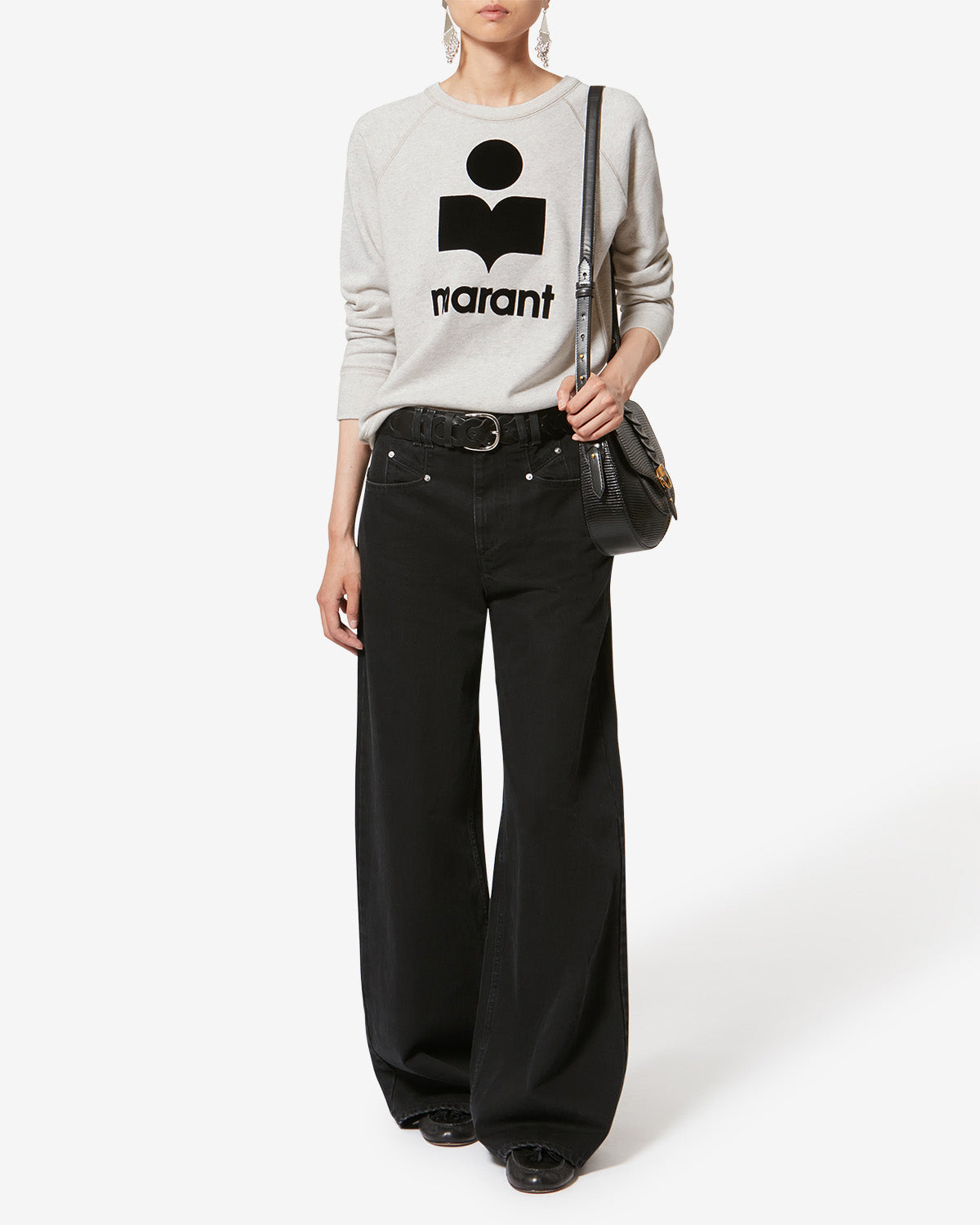 Sweatshirt Millyny — Écru, vue 2 ; référence SW0160FAA1M07E23EC
