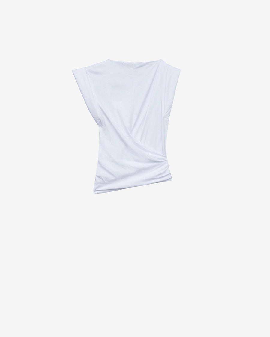 T-shirt Maisan — Blanc, vue 2 ; référence TS0207FAA1N41I20WH