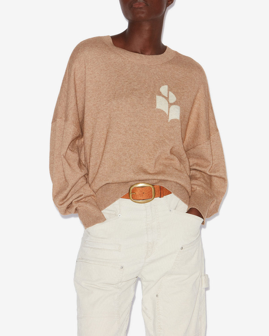 Pull Marisans — Camel, vue 1 ; référence PU0053FAA1X05E50CM