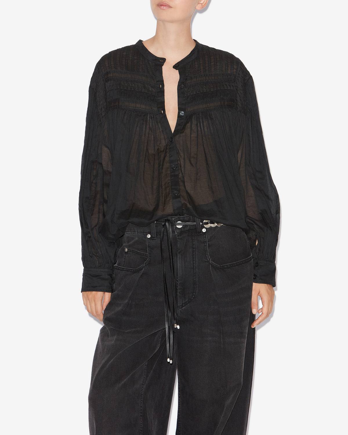 Blouse Plalia — Noir, vue 1 ; référence HT0002FCB3J04E01BK