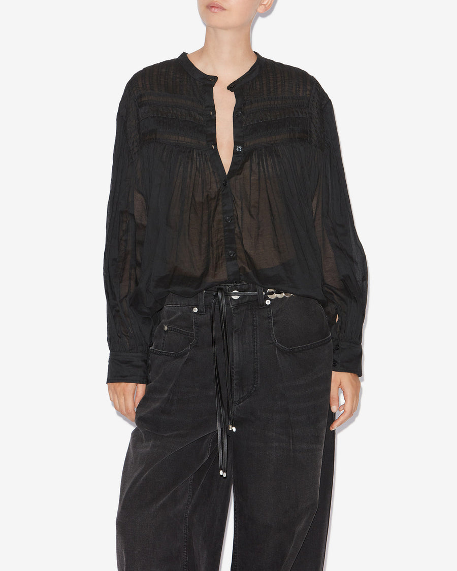 Blouse Plalia — Noir, vue 1 ; référence HT0002FCB3J04E01BK