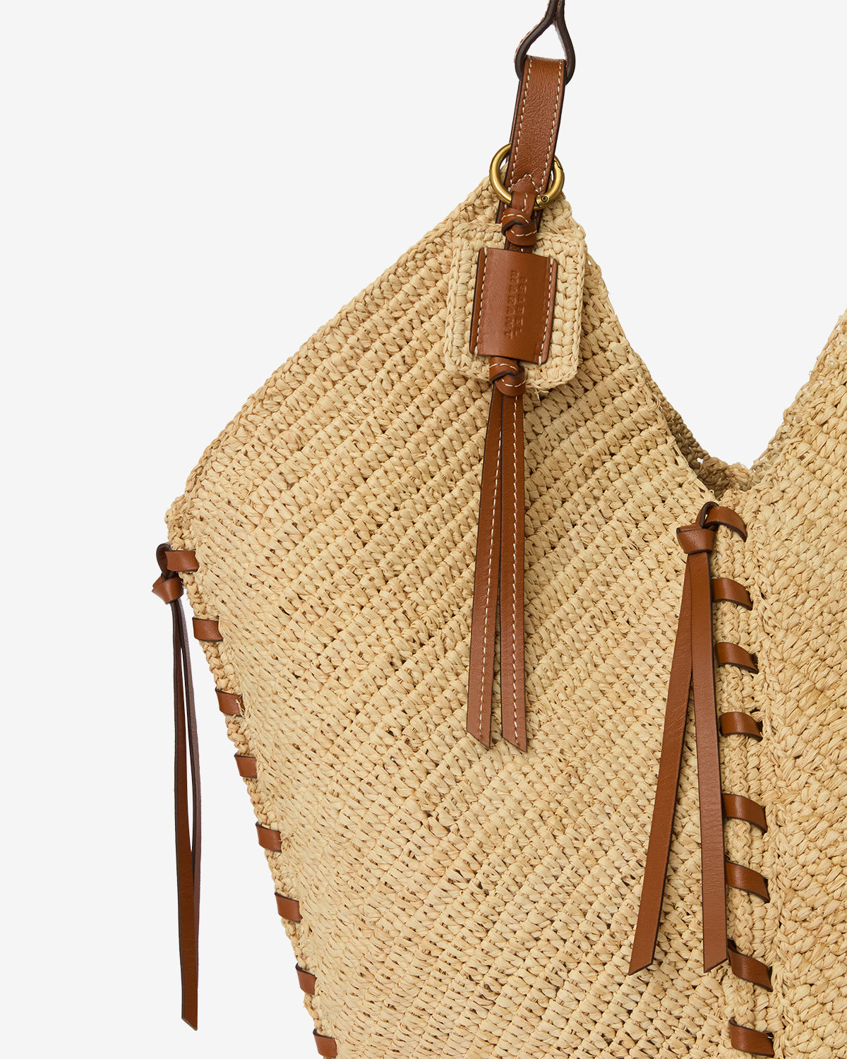 Sac Tampa — Naturel et cognac, vue 1 ; référence PM0066FAC1X07MNLCG