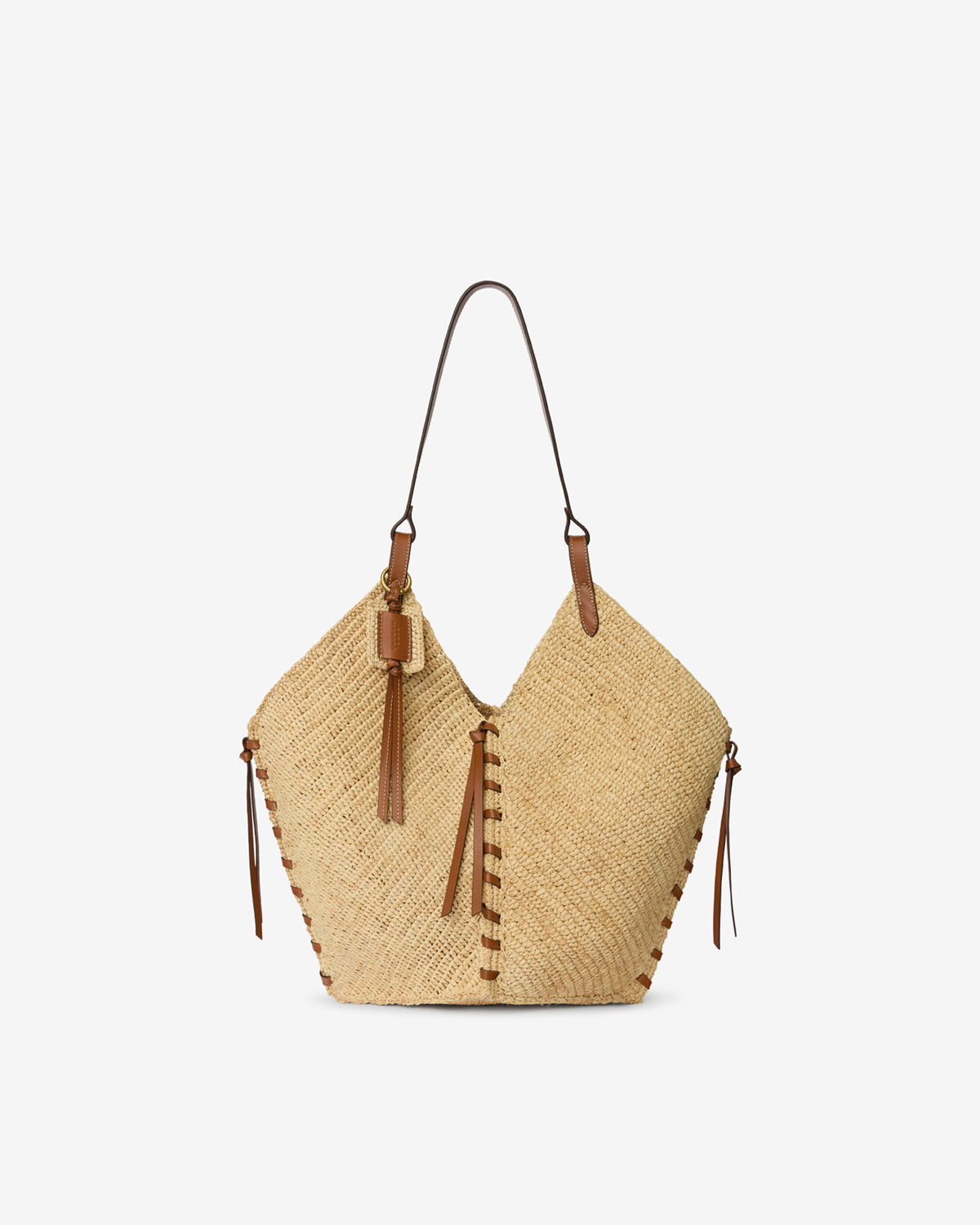 Sac Tampa — Naturel et cognac, vue 2 ; référence PM0066FAC1X07MNLCG