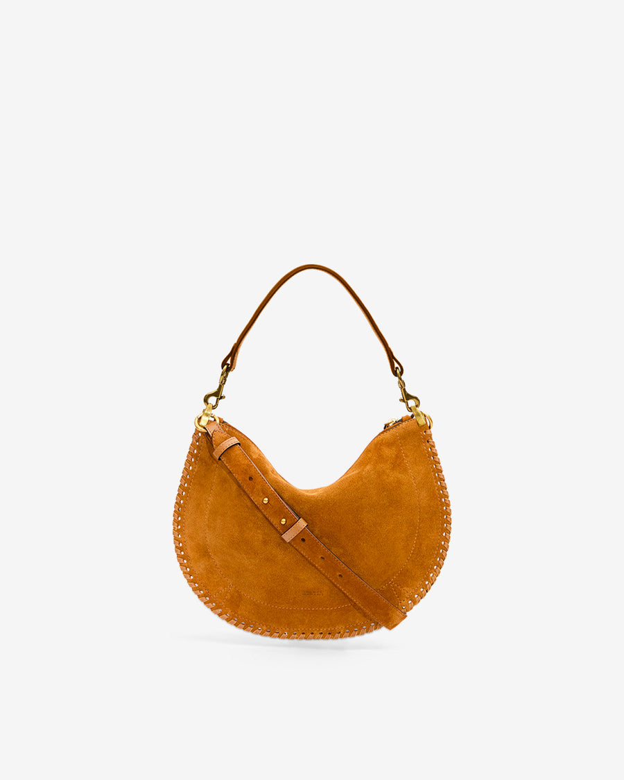 Sac Oskan Soft Zip en cuir velours — Cognac, vue 2 ; référence BF0066FBB2C06M50CO